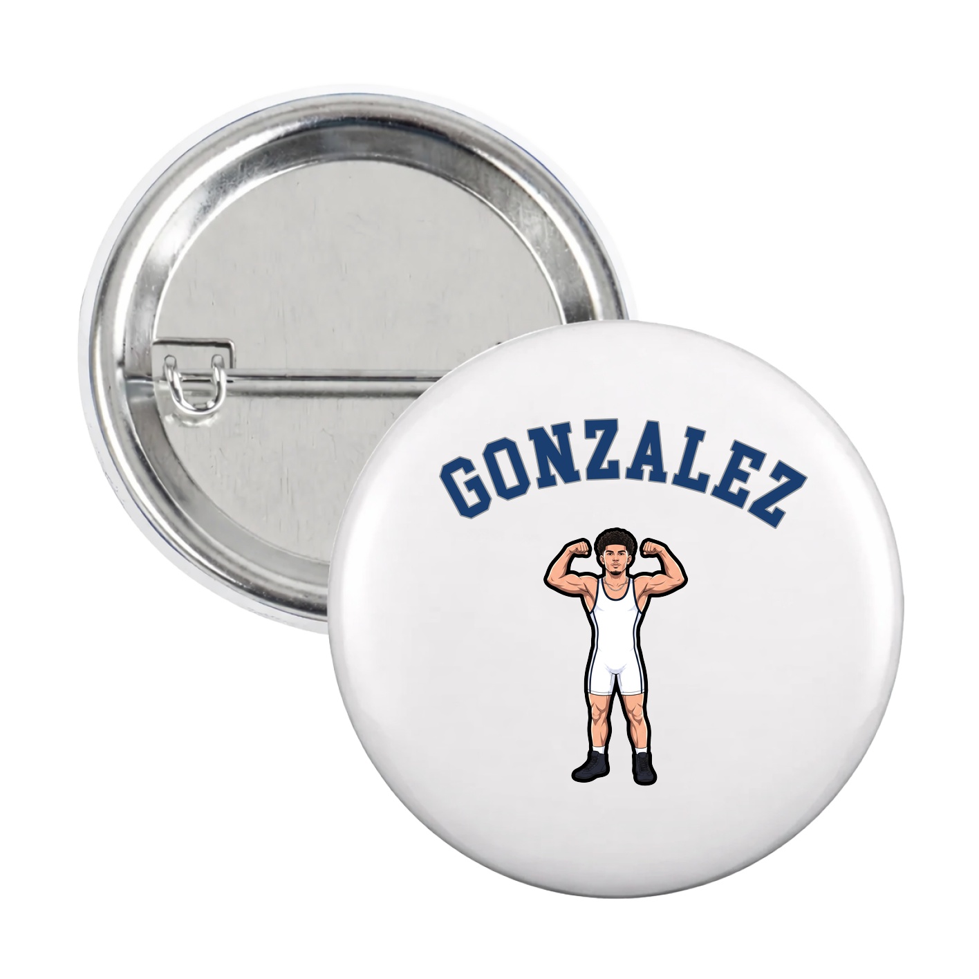 Game Day Button — Shirsey Arch in White