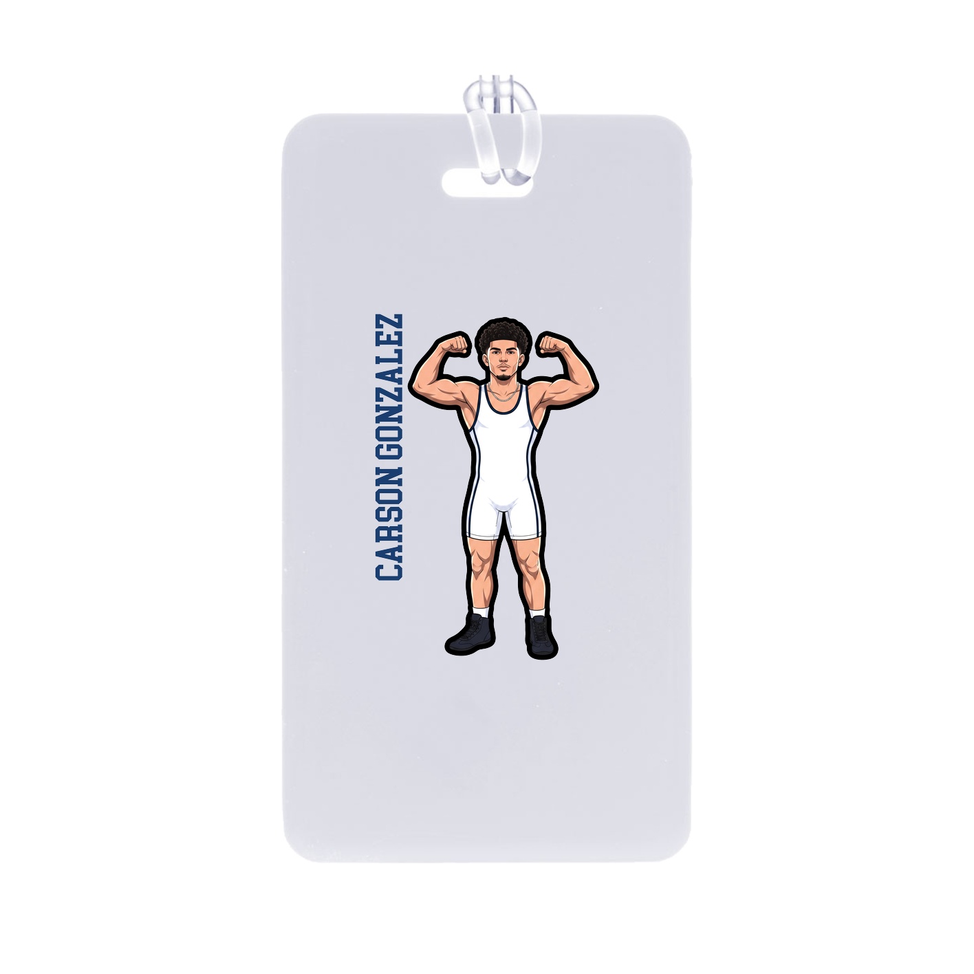 Bag Tag — Name Vertical in Classic