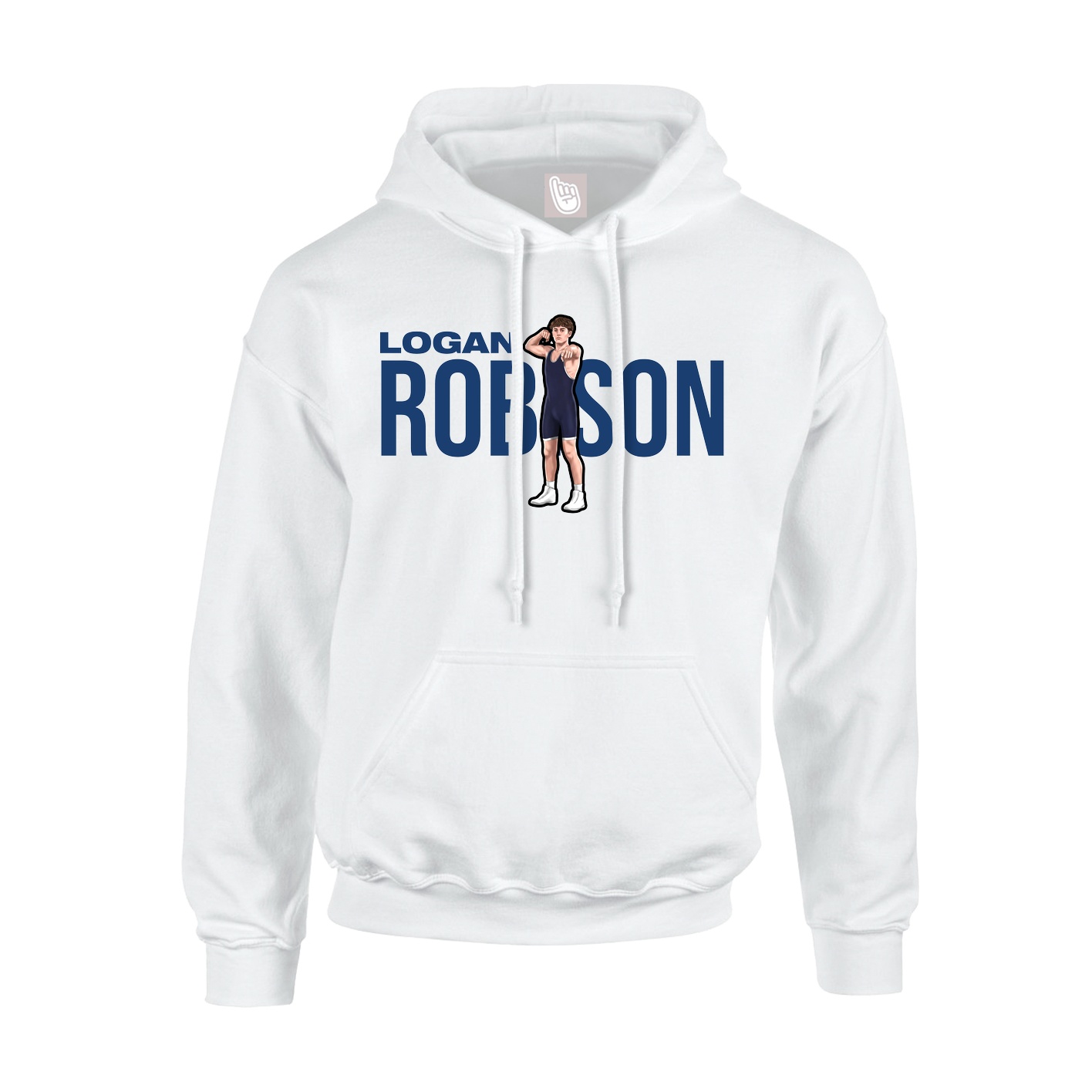 Hoodie — Player Name in White