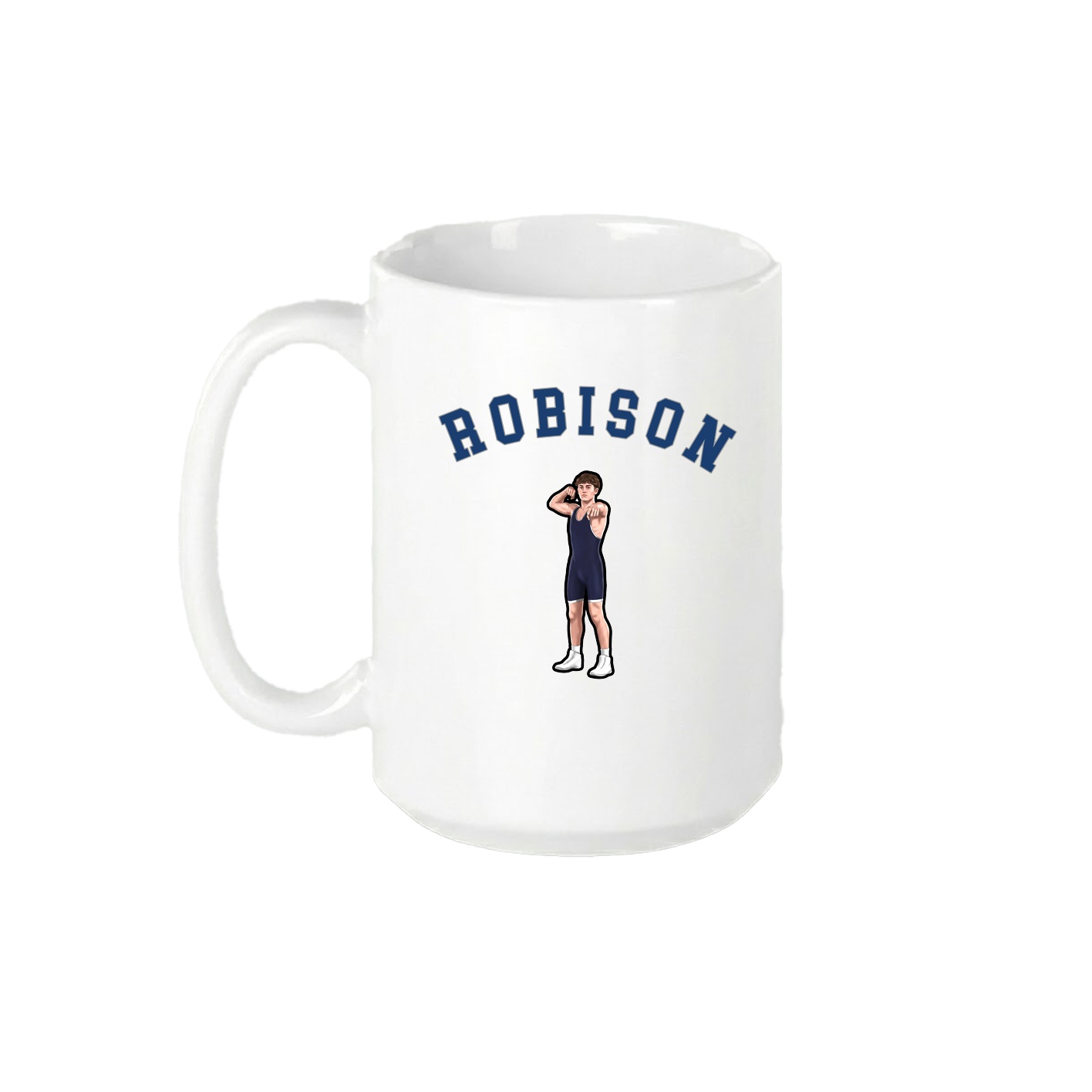 15oz Coffee Mug — Shirsey Arch in White