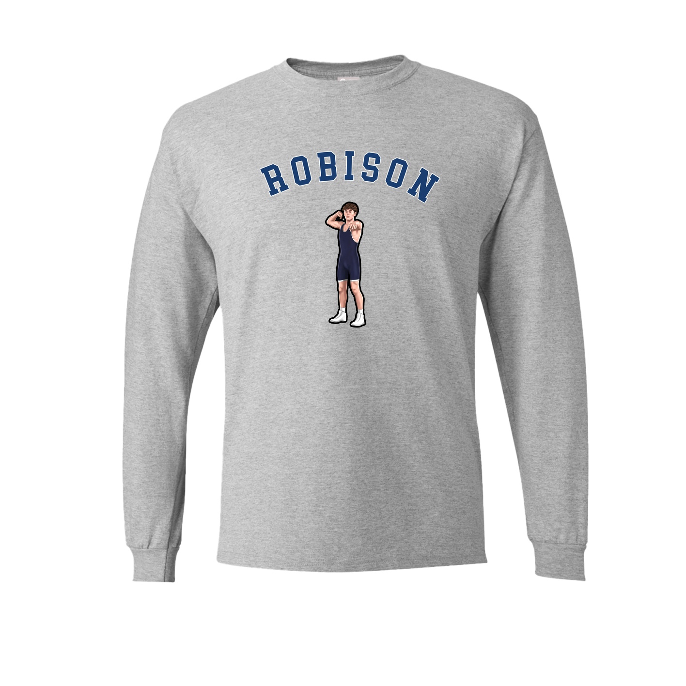 Long Sleeve Tee — Shirsey Arch in Grey
