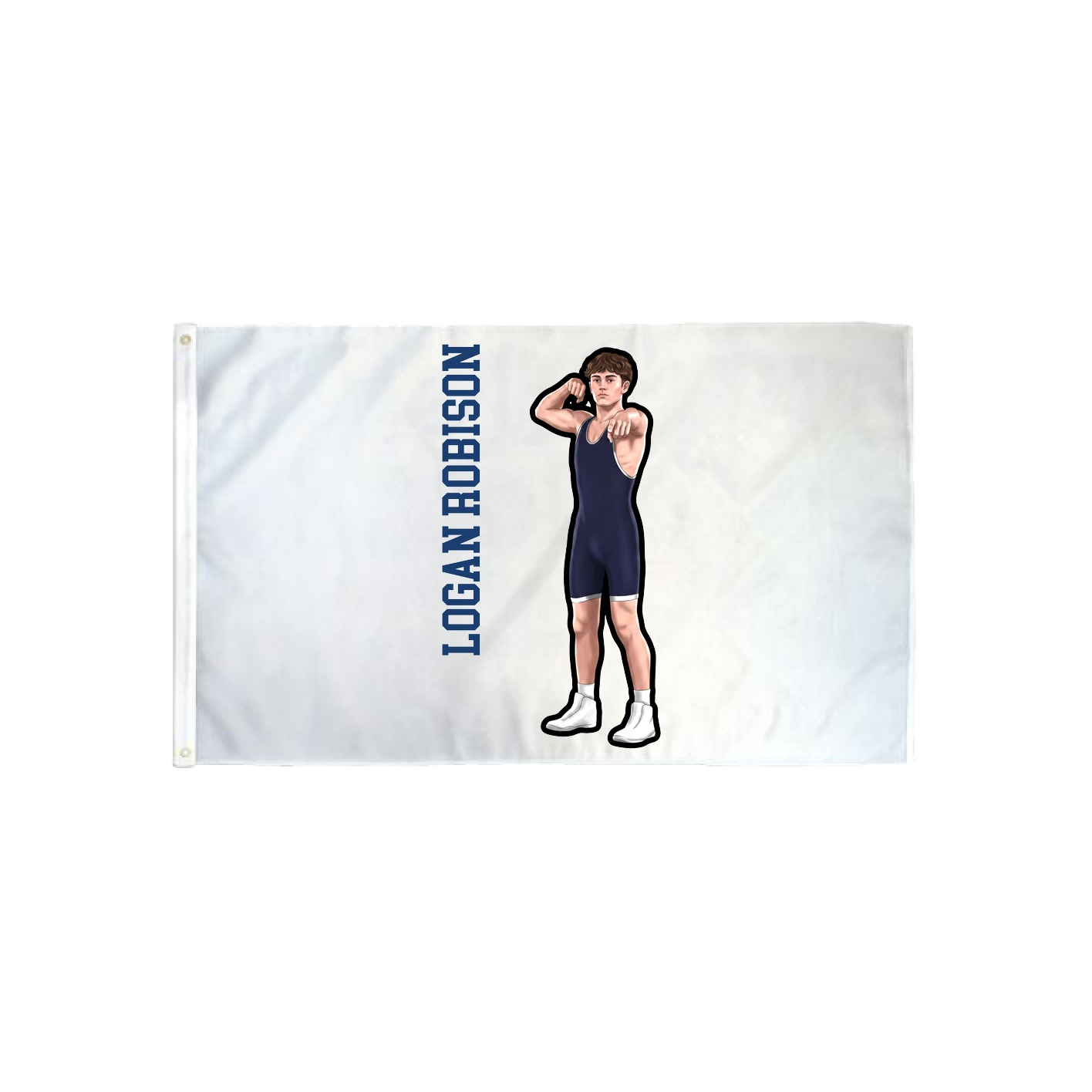 3x5 Flag — Name Vertical in Classic