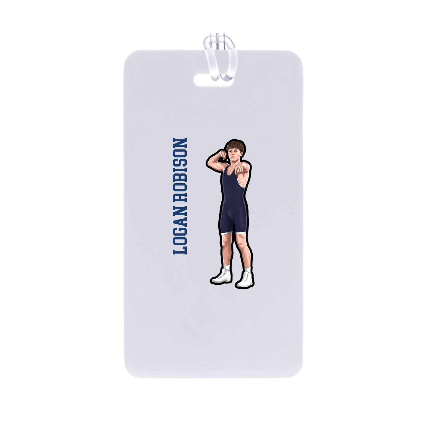 Bag Tag — Name Vertical in Classic