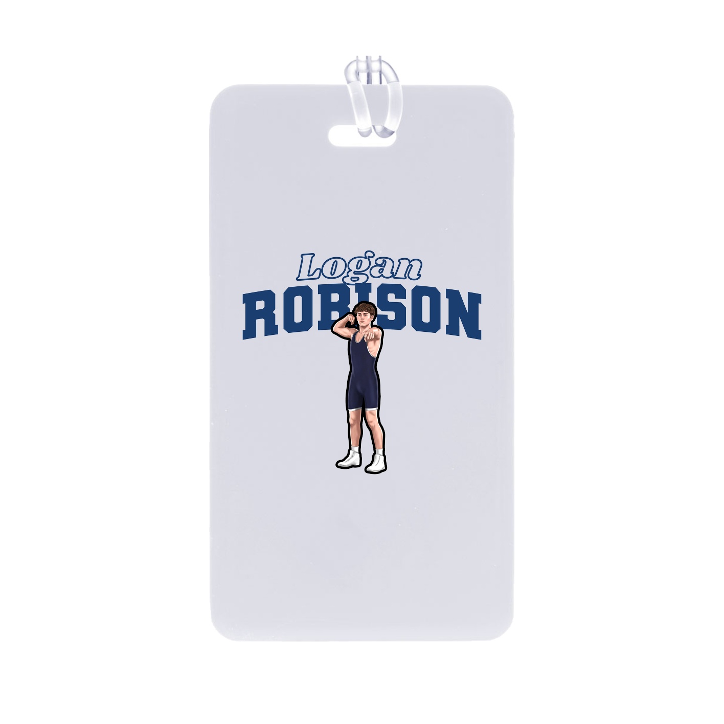 Bag Tag — Name Arch in Classic