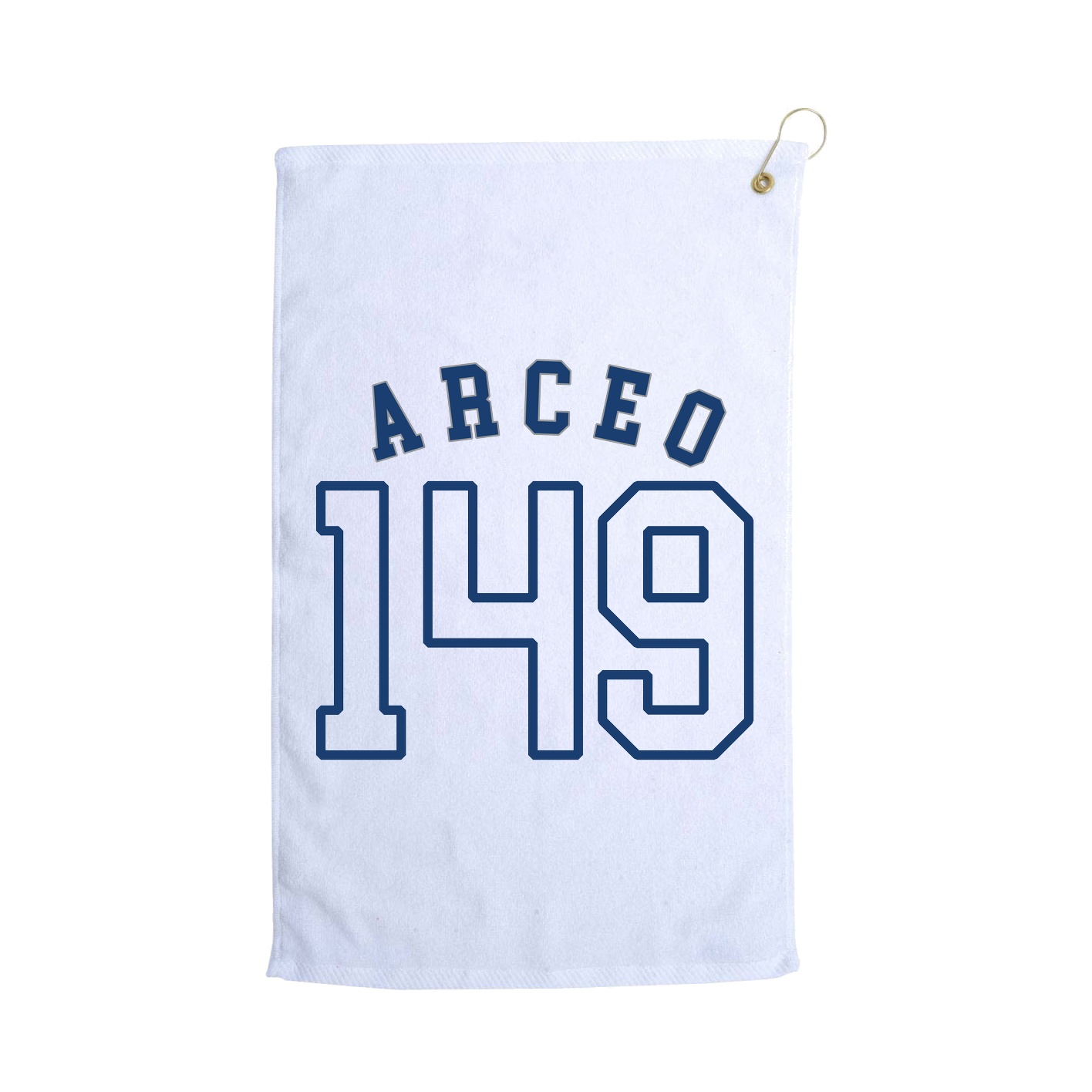 Golf Towel — Shirsey Arch in White