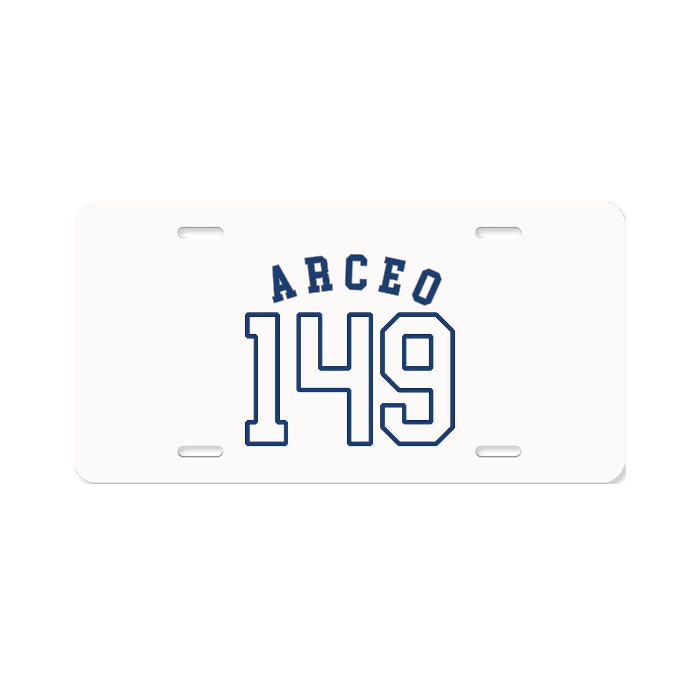 License Plate — Shirsey Arch in Classic