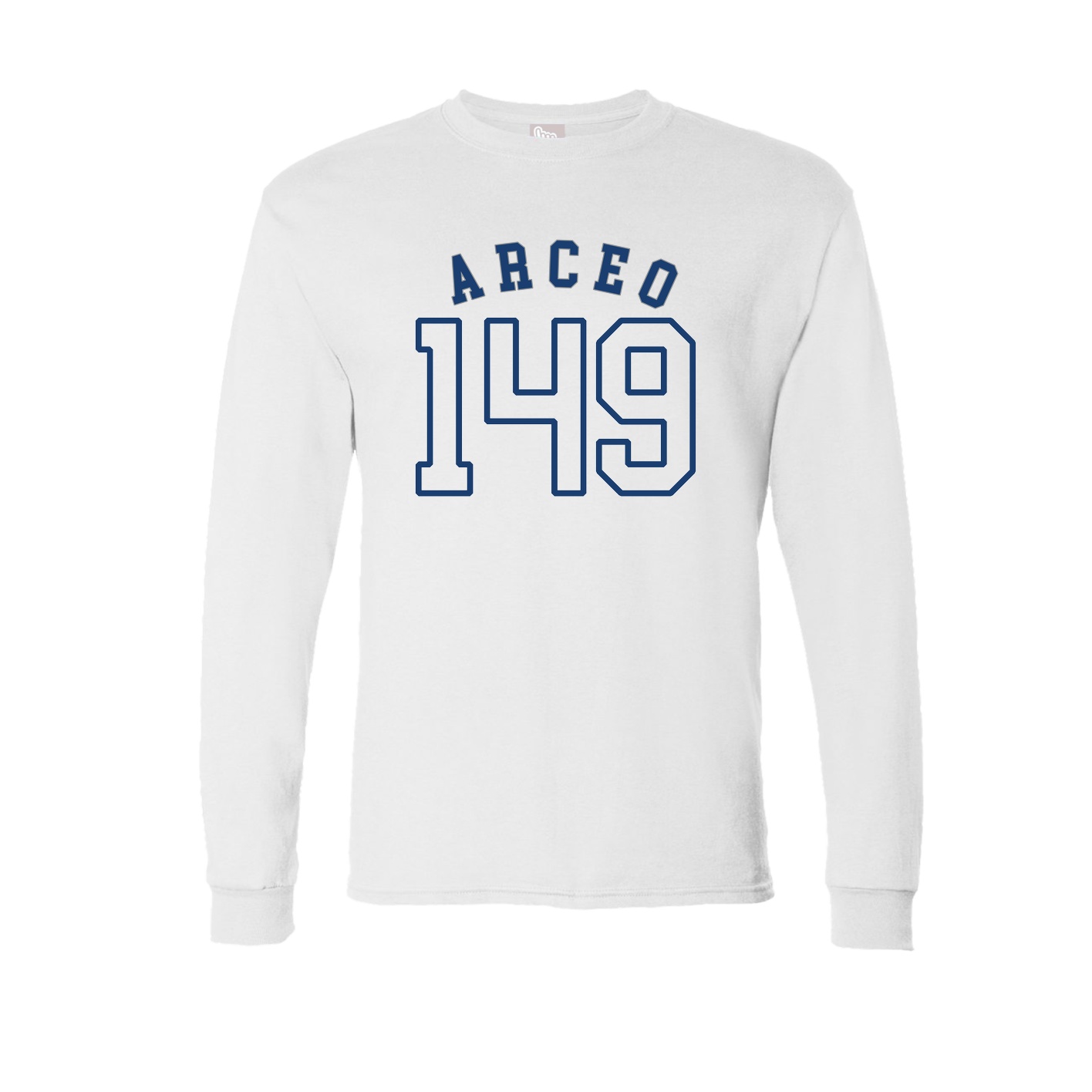 Long Sleeve Tee — Shirsey Arch in White