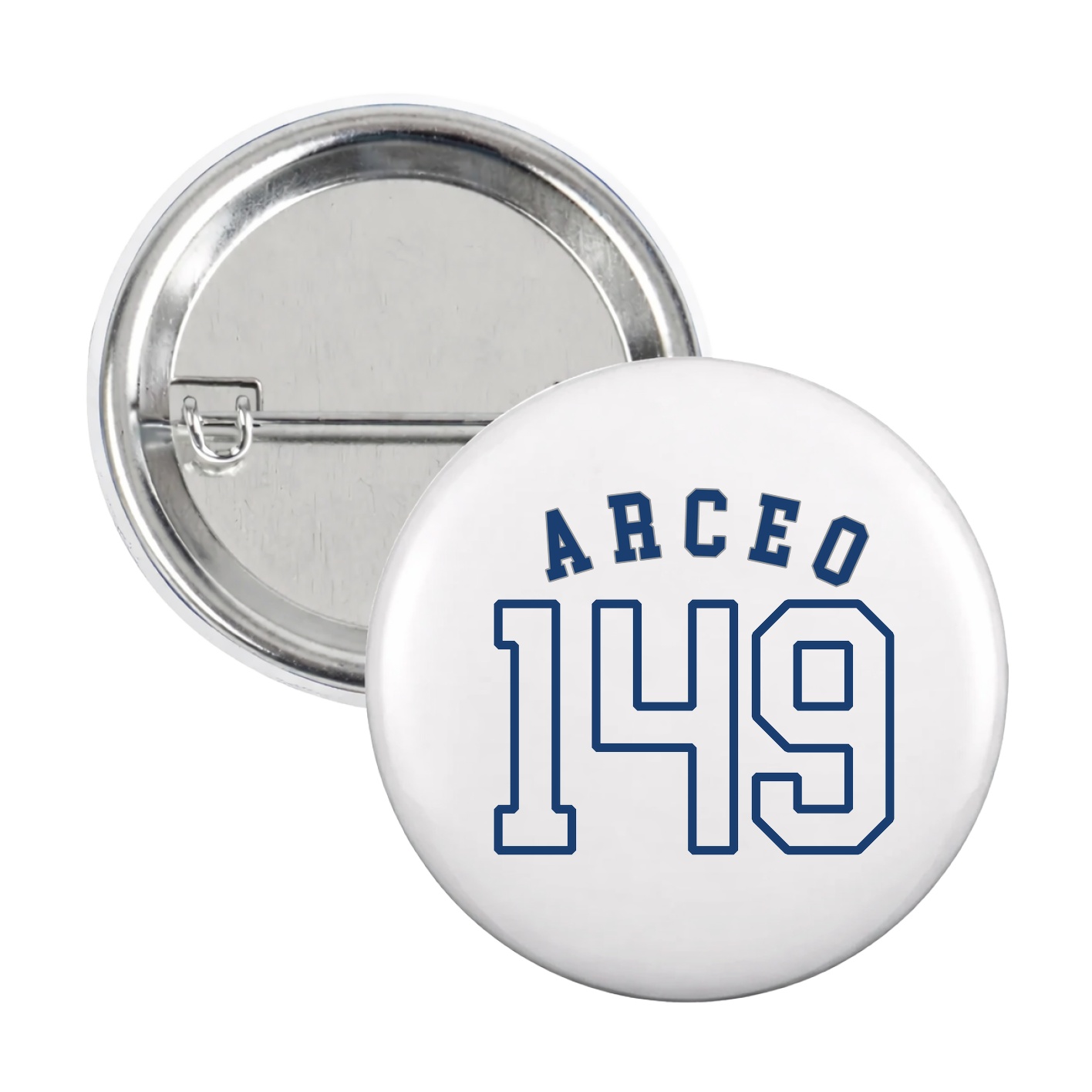 Game Day Button — Shirsey Arch in White