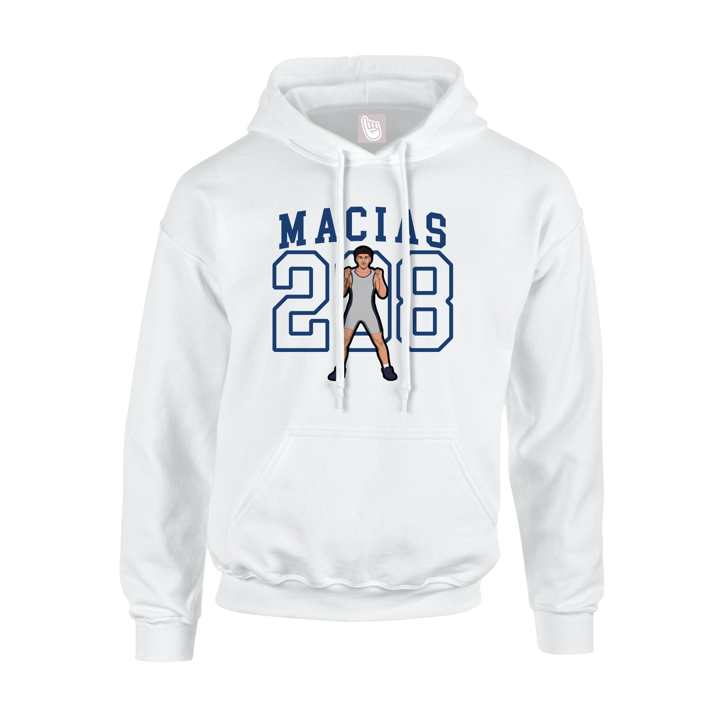 Hoodie — Shirsey in White