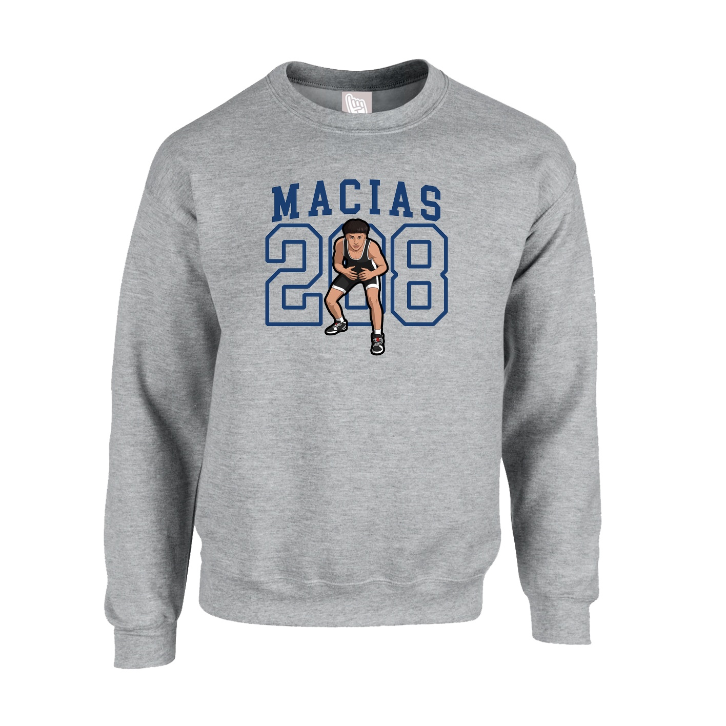 Fleece Crew — Shirsey in Grey