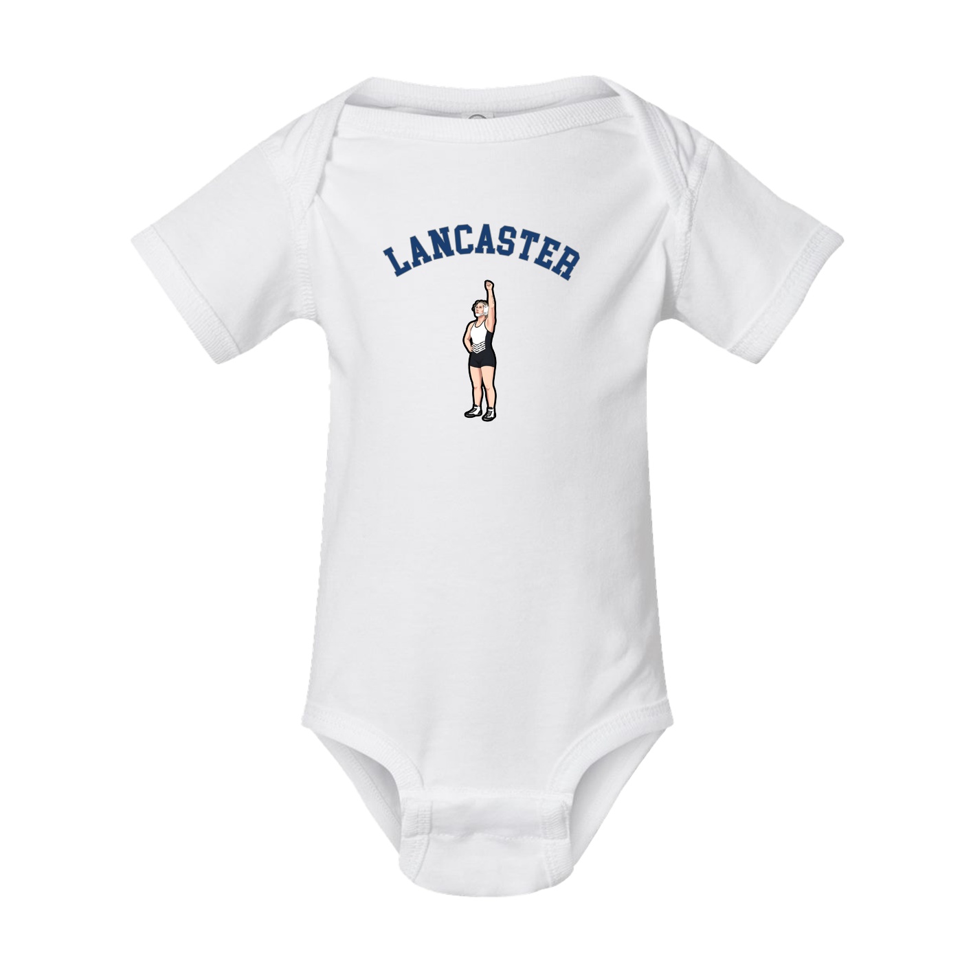 Baby Onesie — Shirsey Arch in White