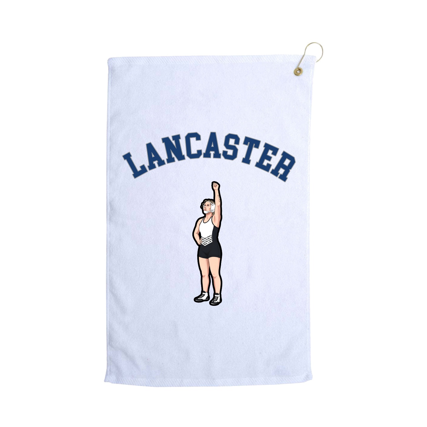 Golf Towel — Shirsey Arch in White