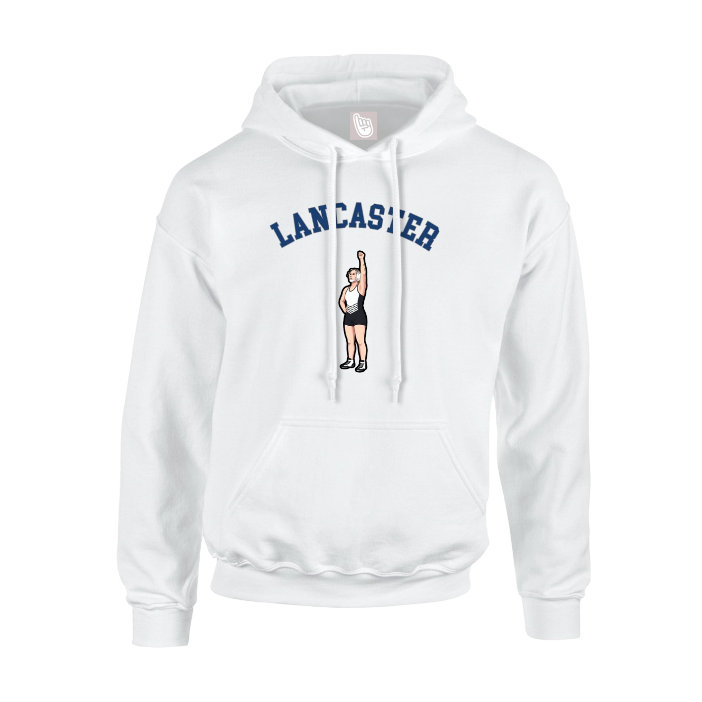 Hoodie — Shirsey Arch in White
