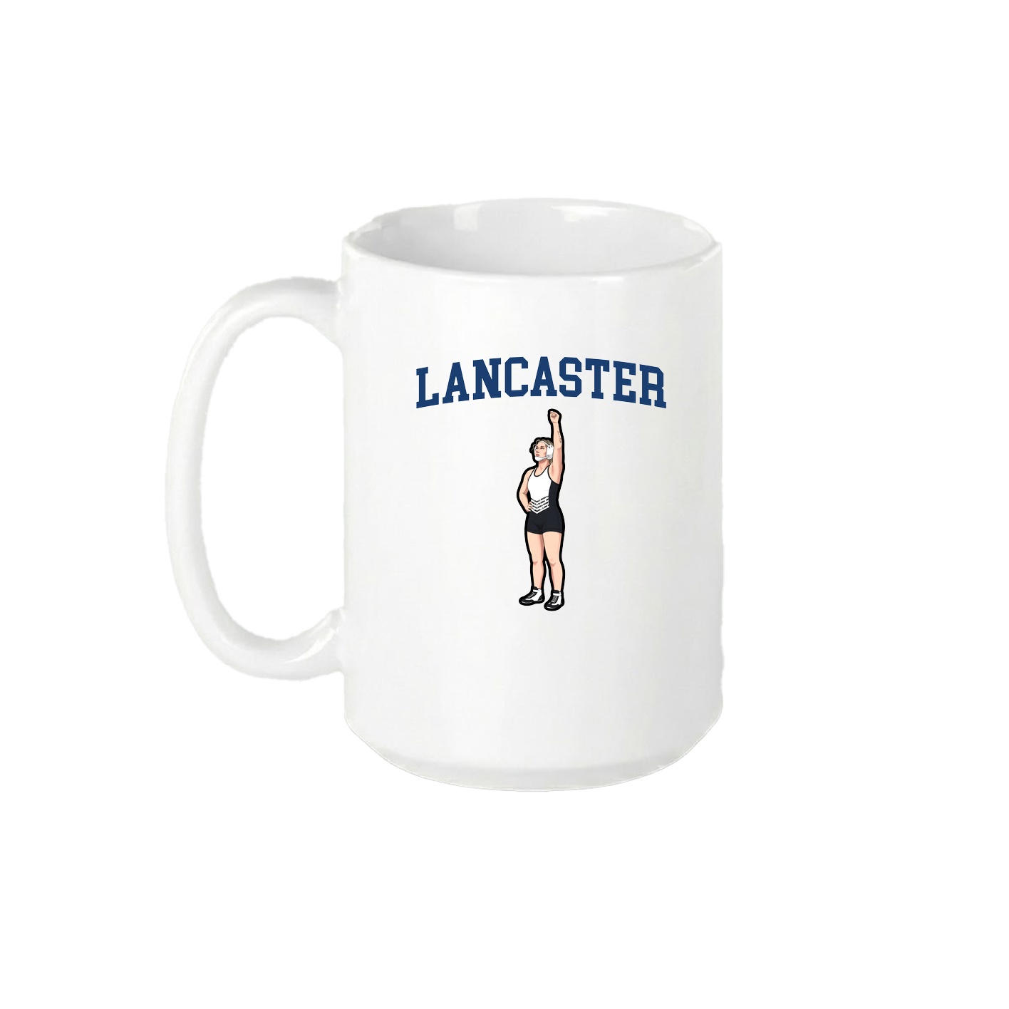 15oz Coffee Mug — Shirsey in White