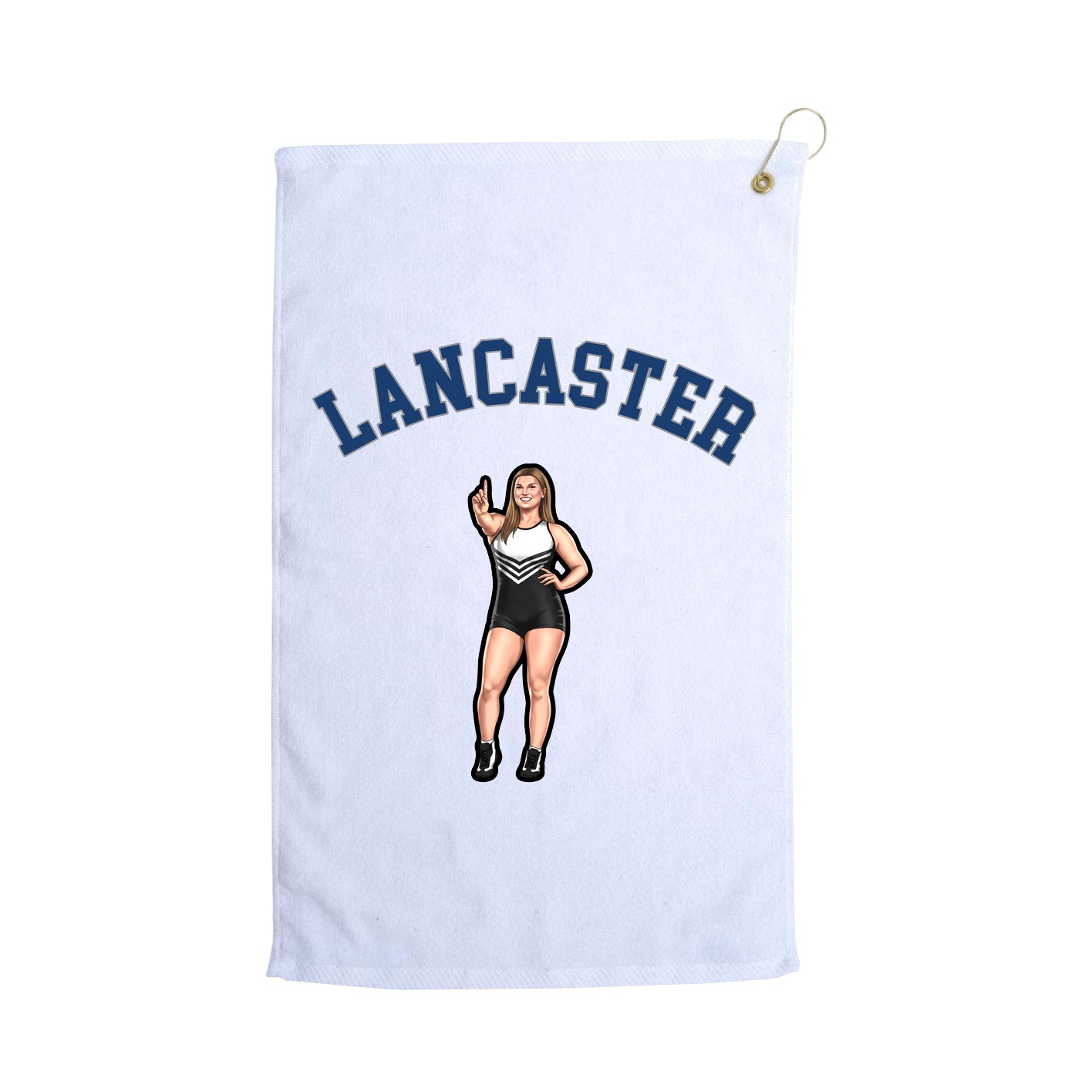 Golf Towel — Shirsey Arch in White