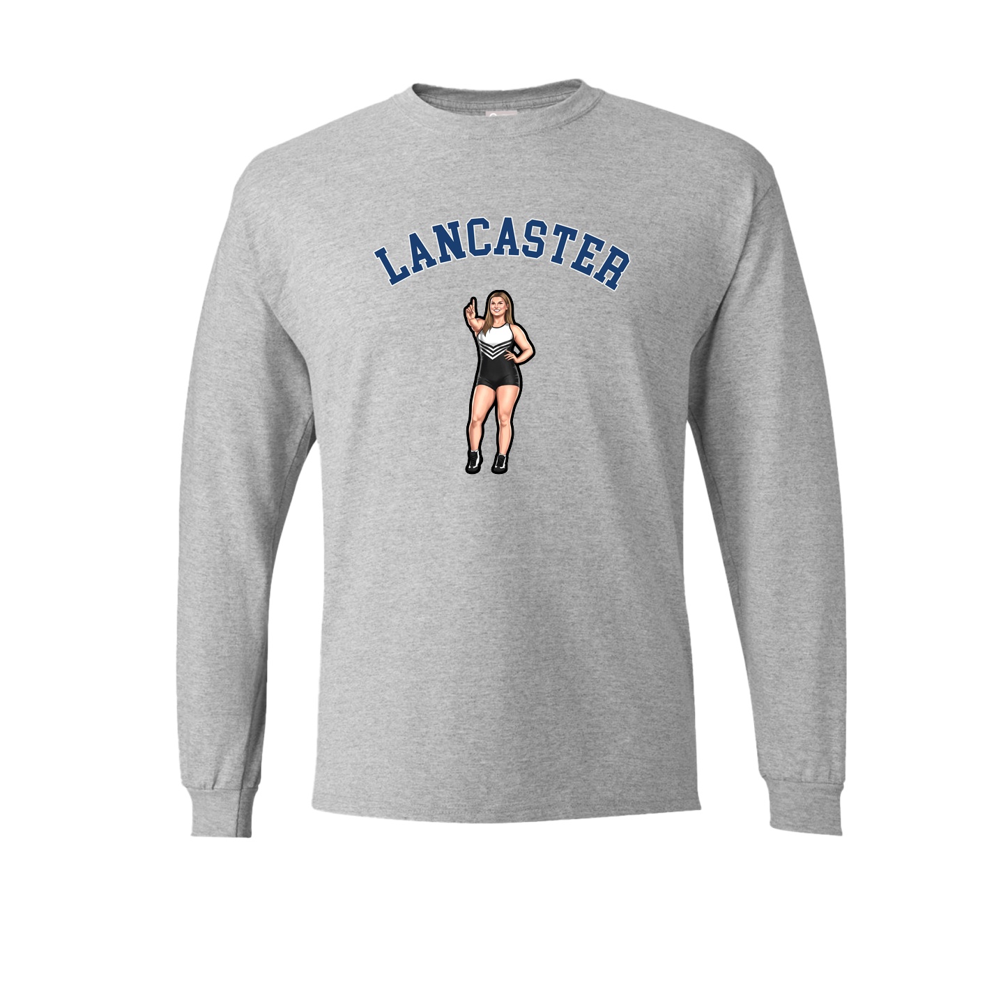 Long Sleeve Tee — Shirsey Arch in Grey