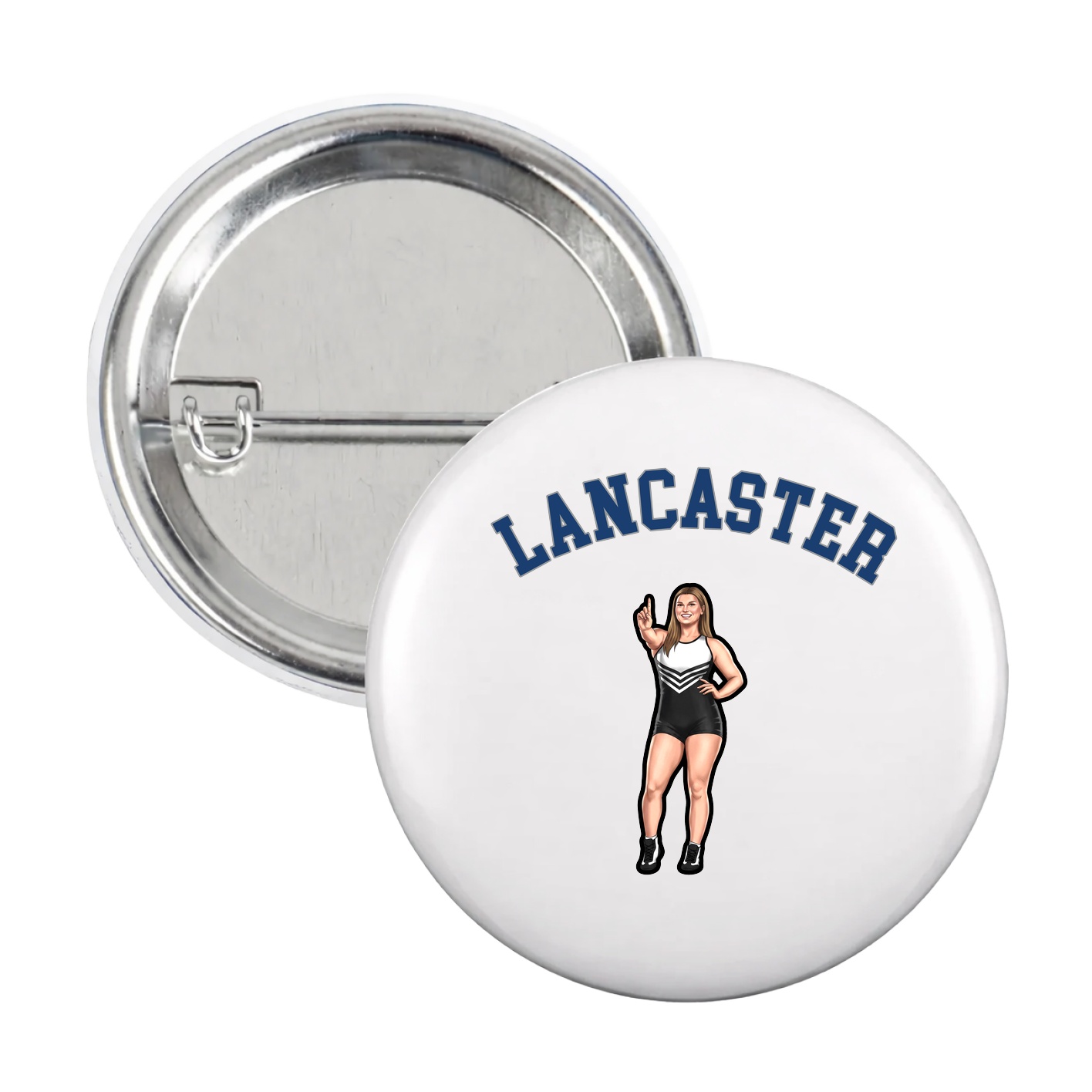Game Day Button — Shirsey Arch in White
