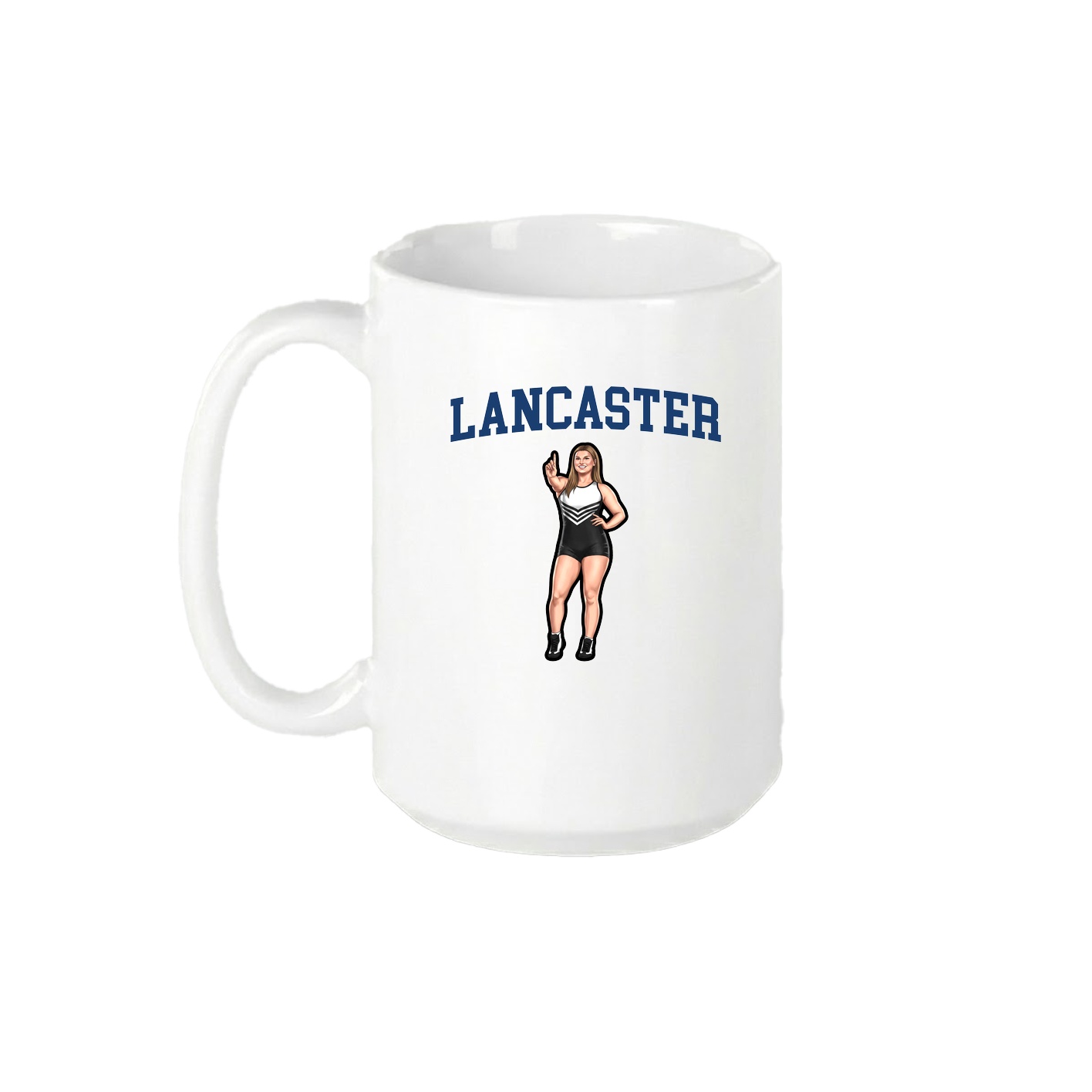 15oz Coffee Mug — Shirsey in White