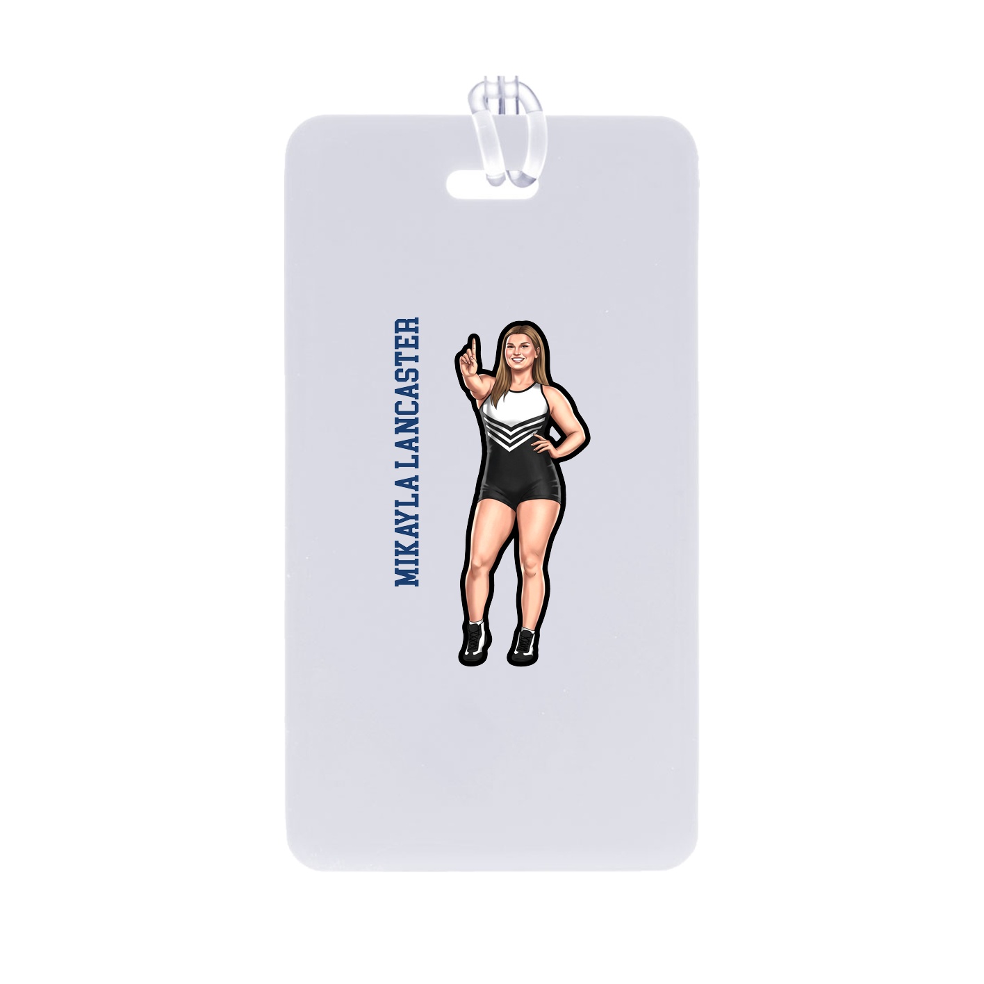 Bag Tag — Name Vertical in Classic