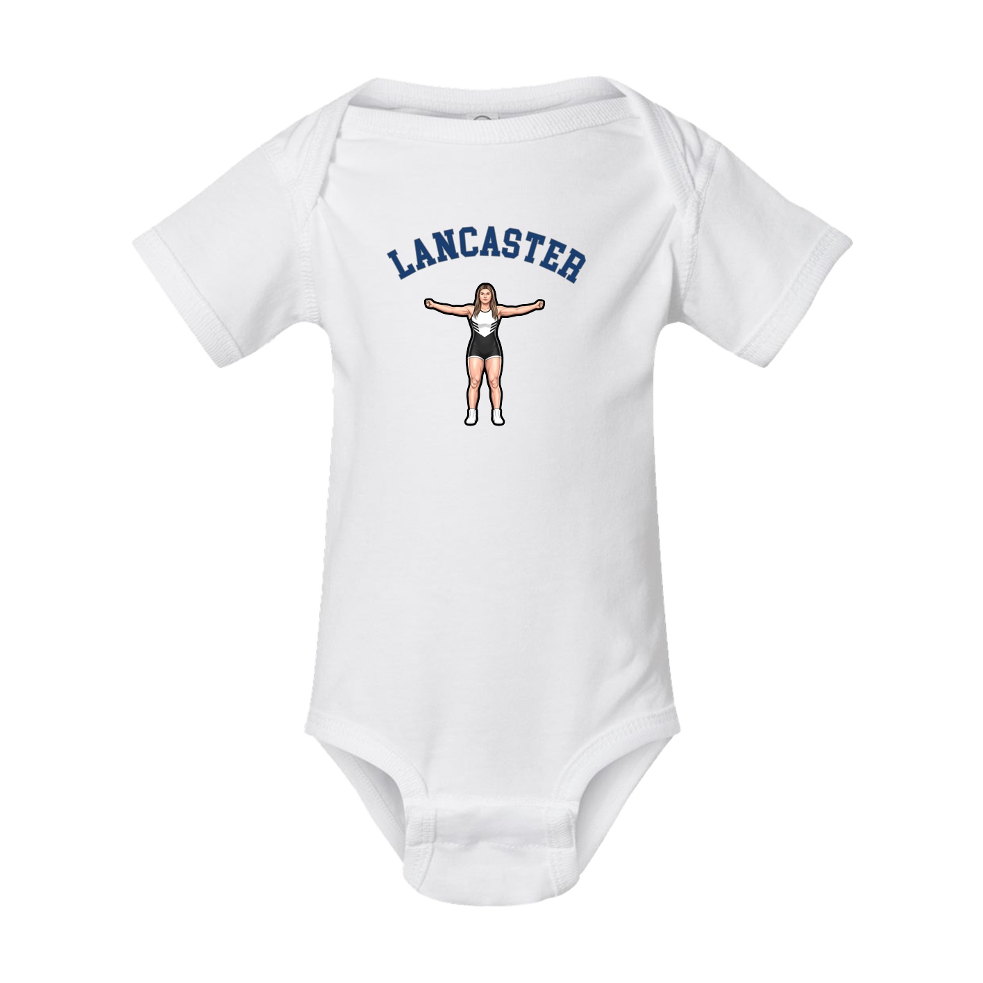Baby Onesie — Shirsey Arch in White