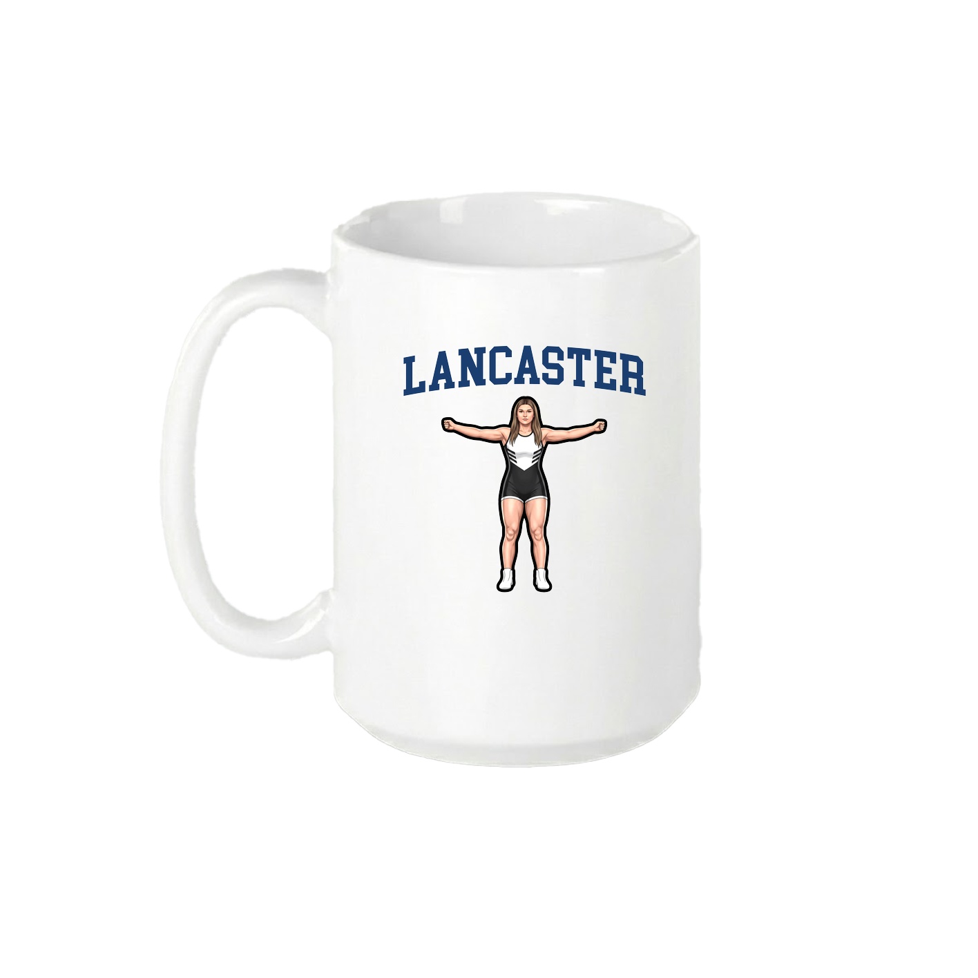 15oz Coffee Mug — Shirsey in White