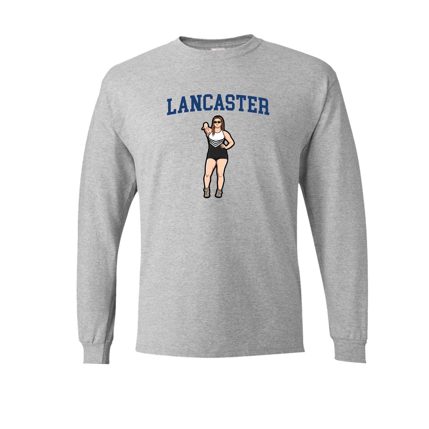 Long Sleeve Tee — Shirsey in Grey