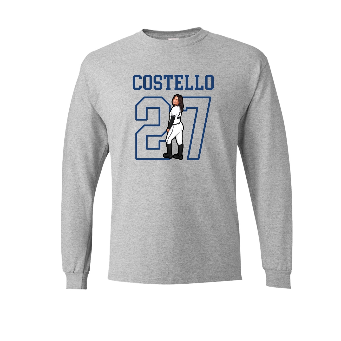 Long Sleeve Tee — Shirsey in Grey
