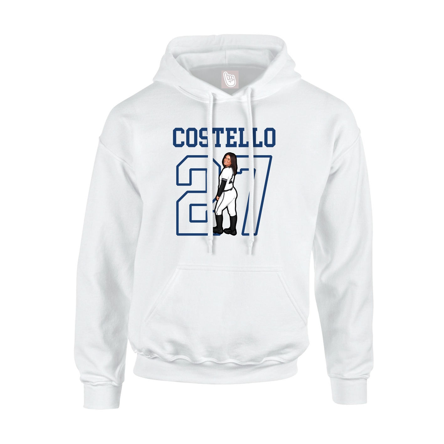 Hoodie — Shirsey in White