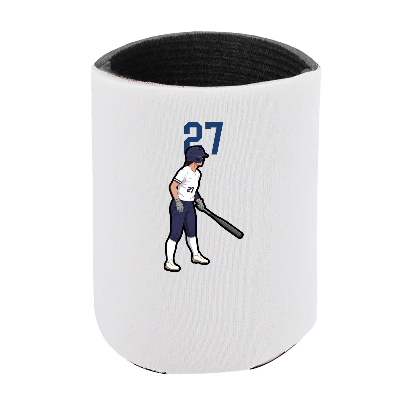 Can Holder — Number Top in White