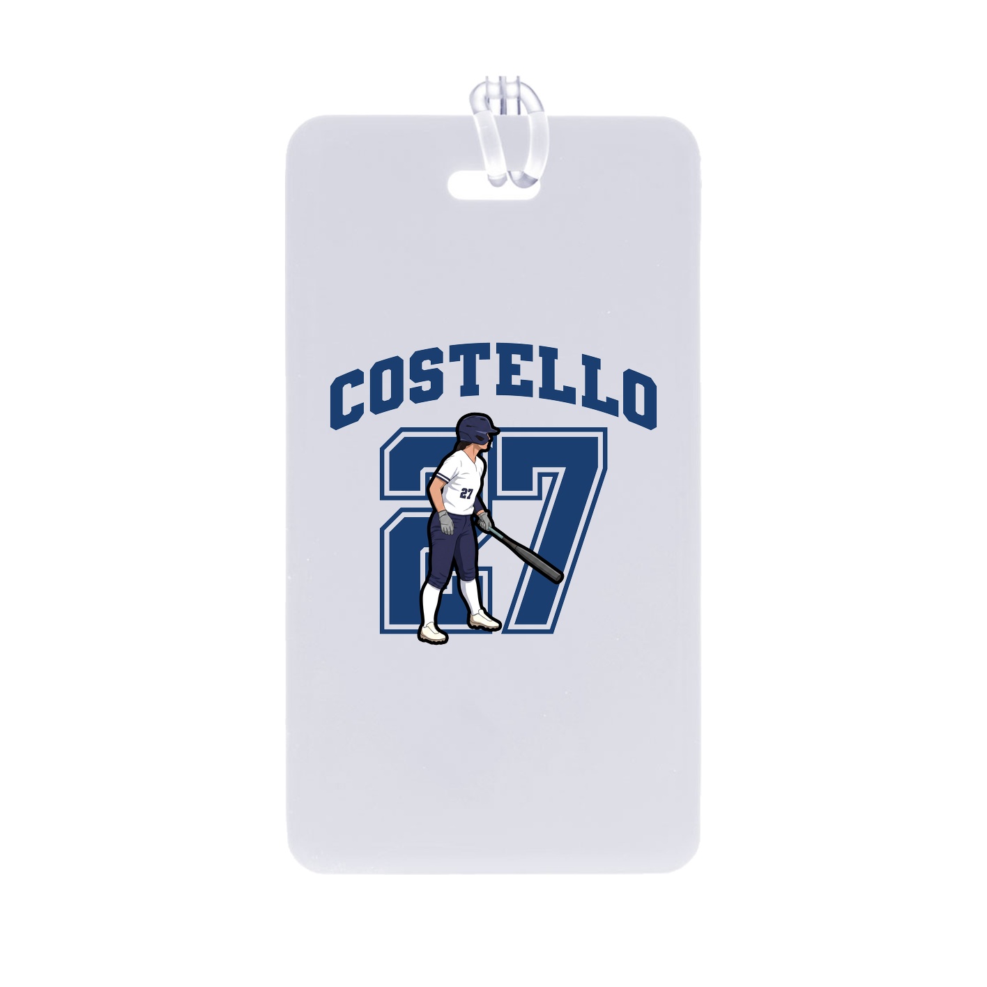 Bag Tag — Number in Classic