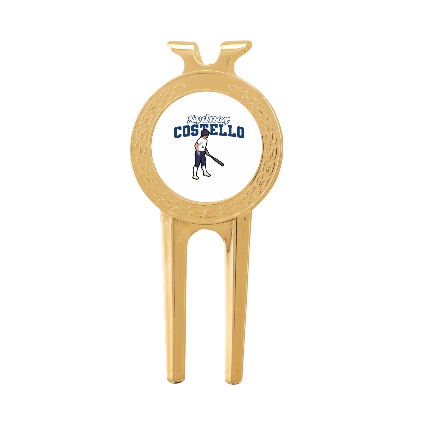 Divot Tool with Ball Marker — Name Arch in Classic