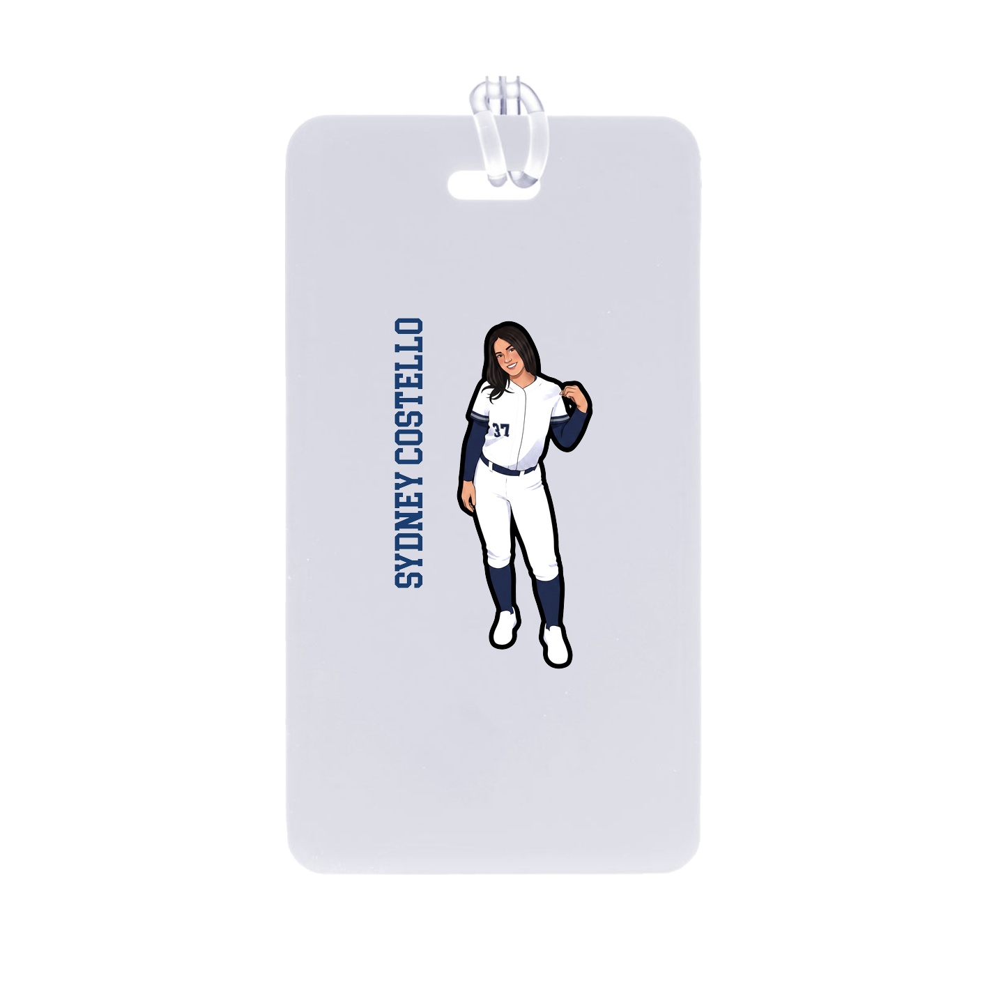 Bag Tag — Name Vertical in Classic