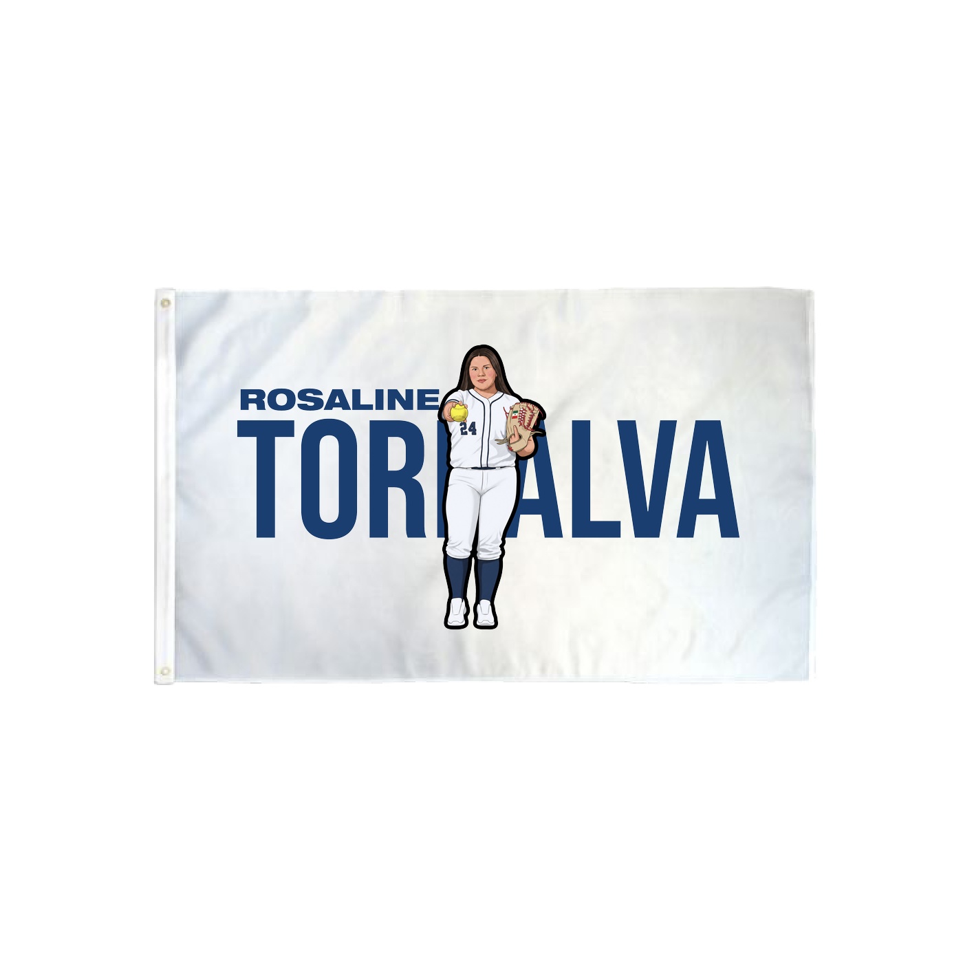 3x5 Flag — Player Name in Classic