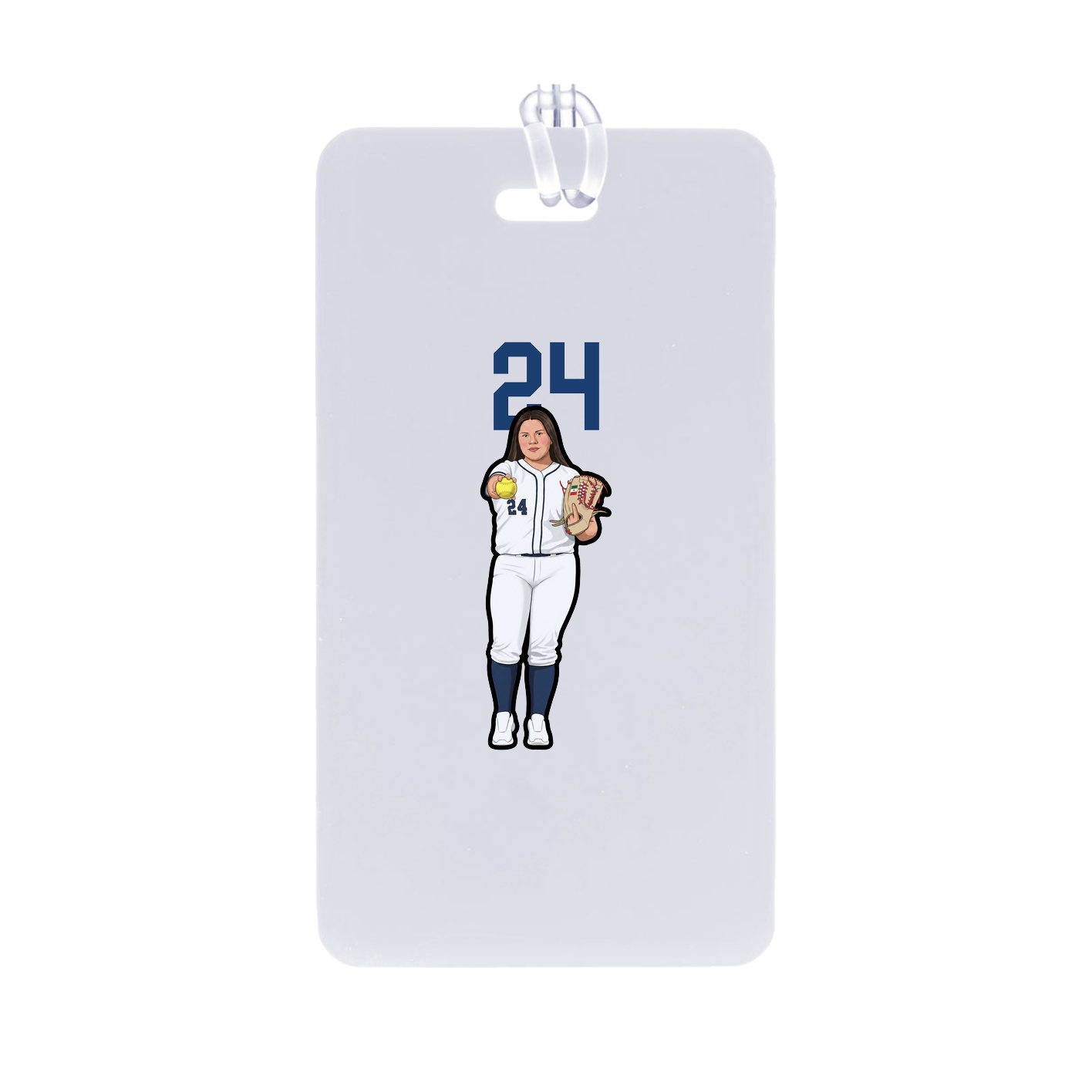 Bag Tag — Number Top in Classic