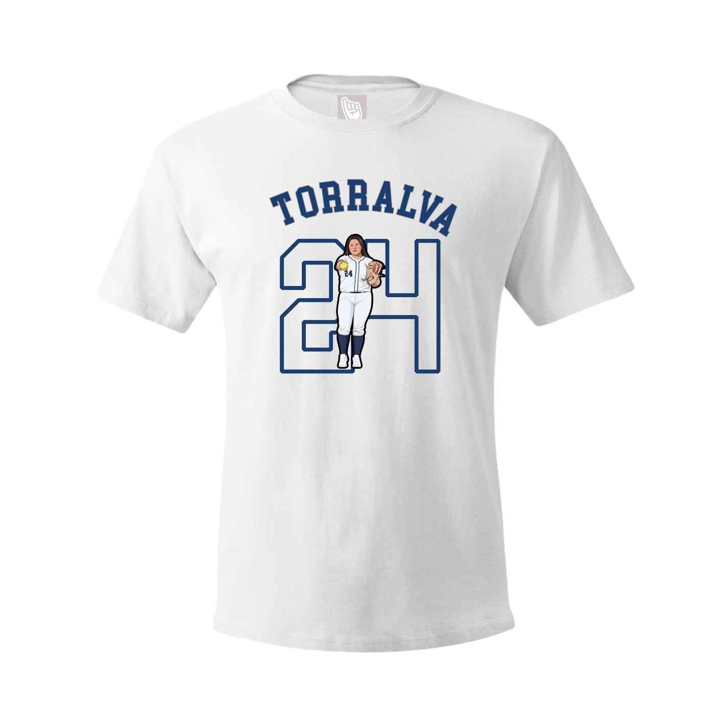 Youth Tee — Shirsey Arch in White