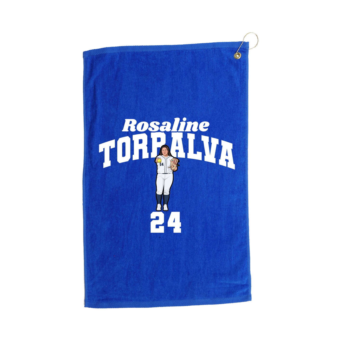 Golf Towel — Signature Arch in Royal