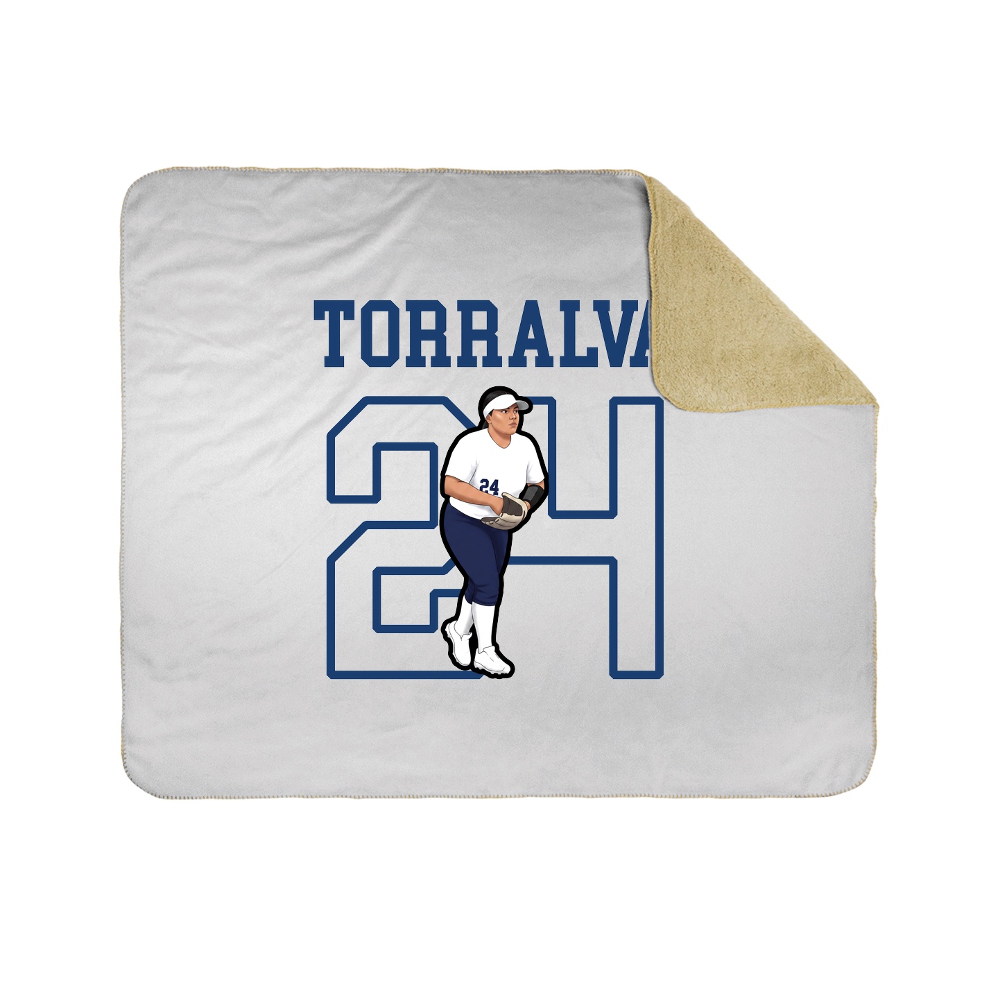 Throw Blanket — Shirsey in White