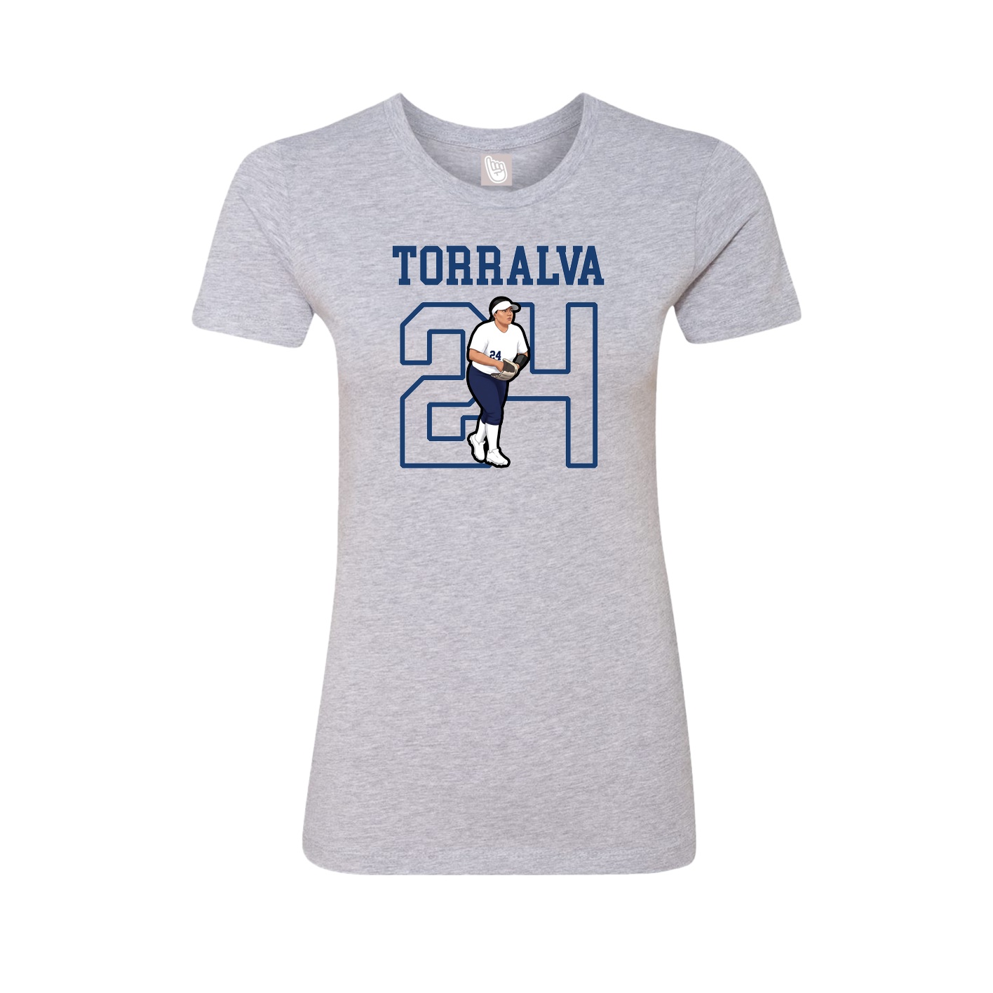 Fitted Women's Tee — Shirsey in Grey