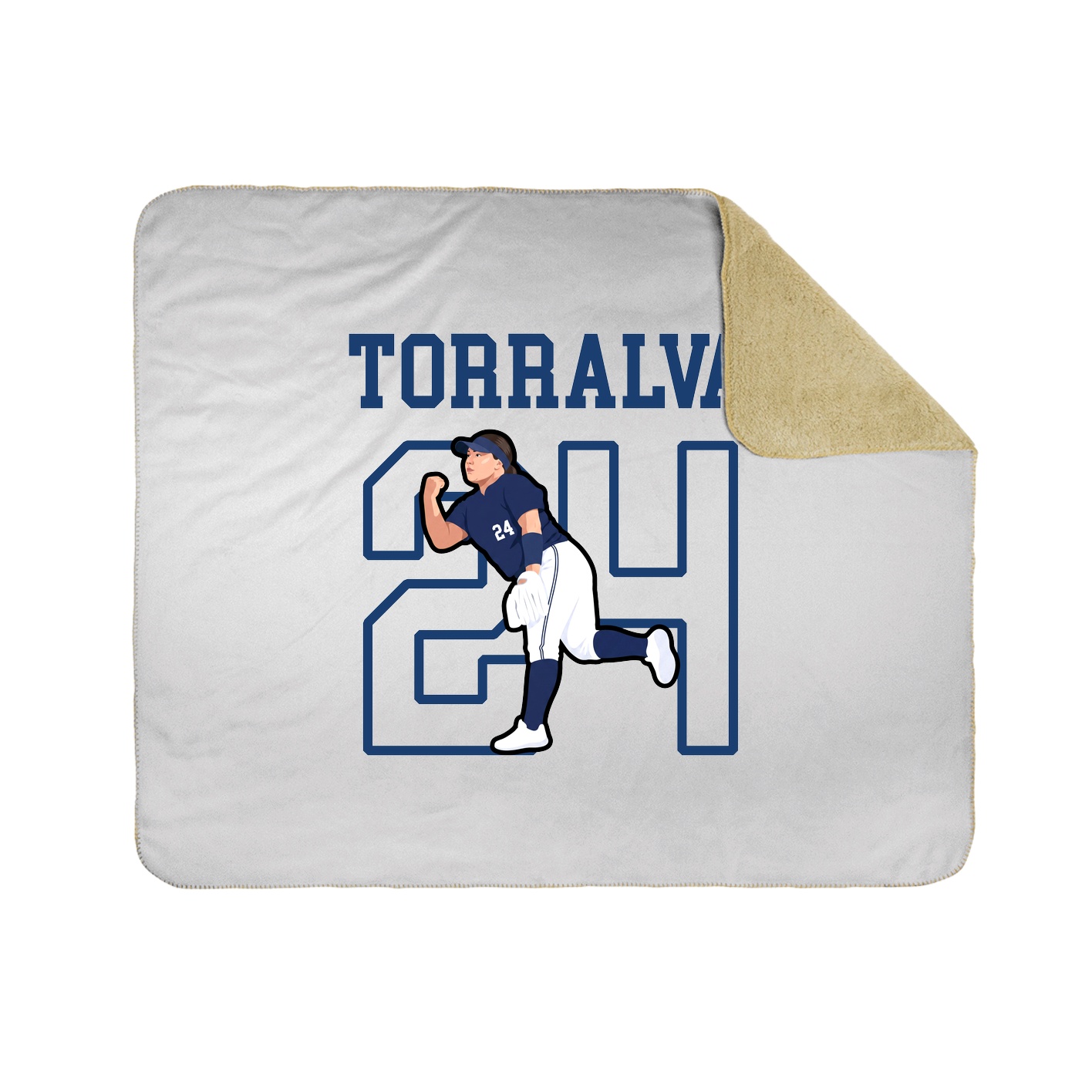 Throw Blanket — Shirsey in White
