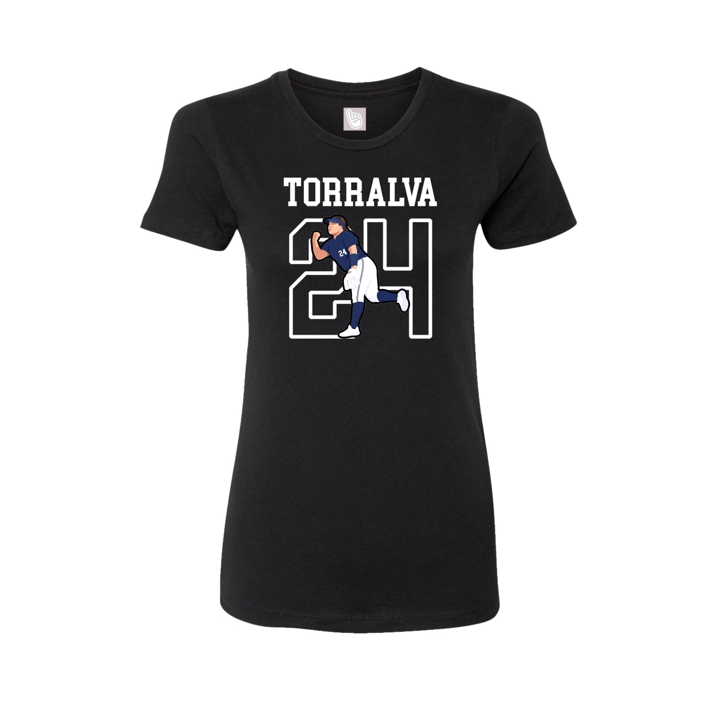 Fitted Women's Tee — Shirsey in Black