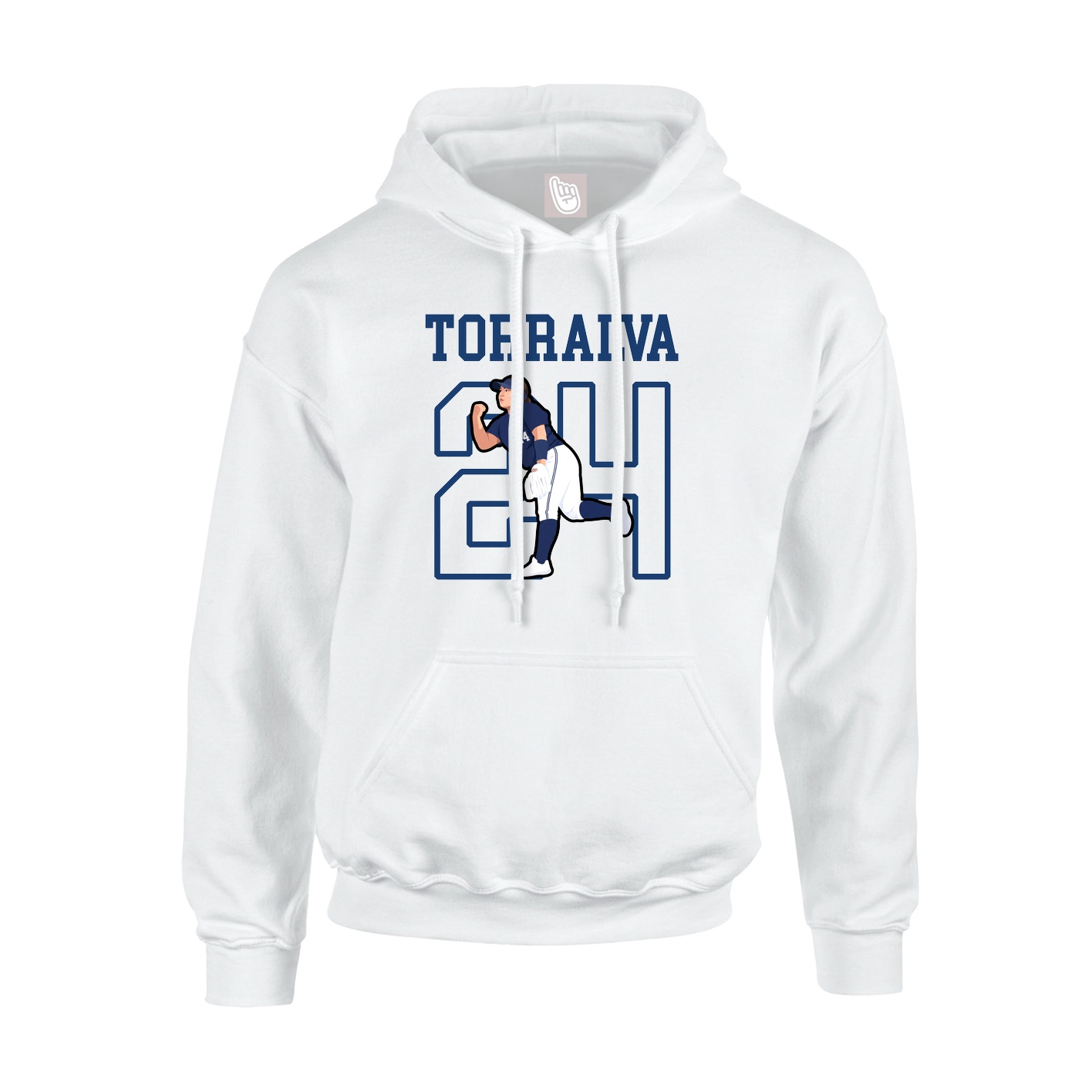 Hoodie — Shirsey in White