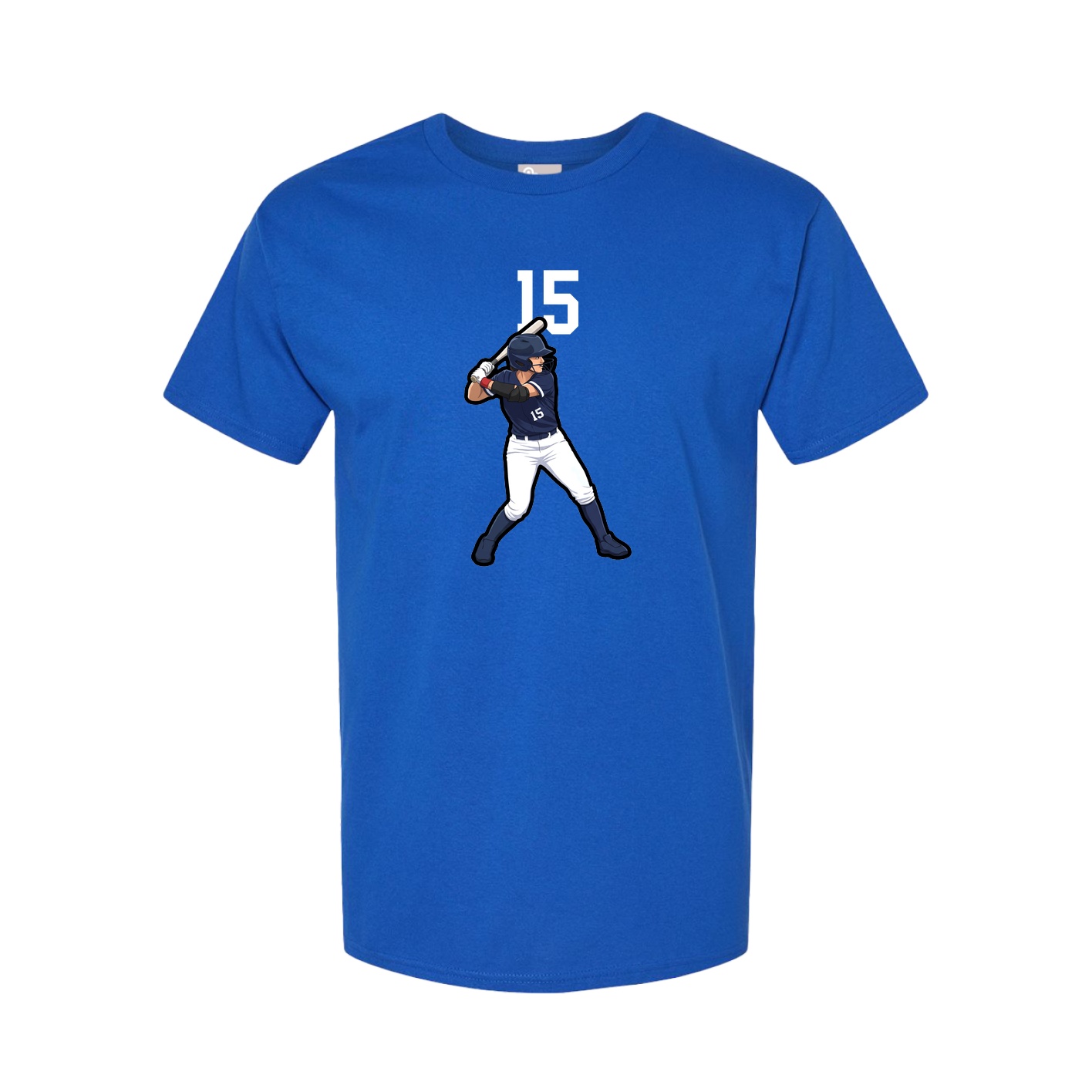 Youth Tee — Number Top in Royal
