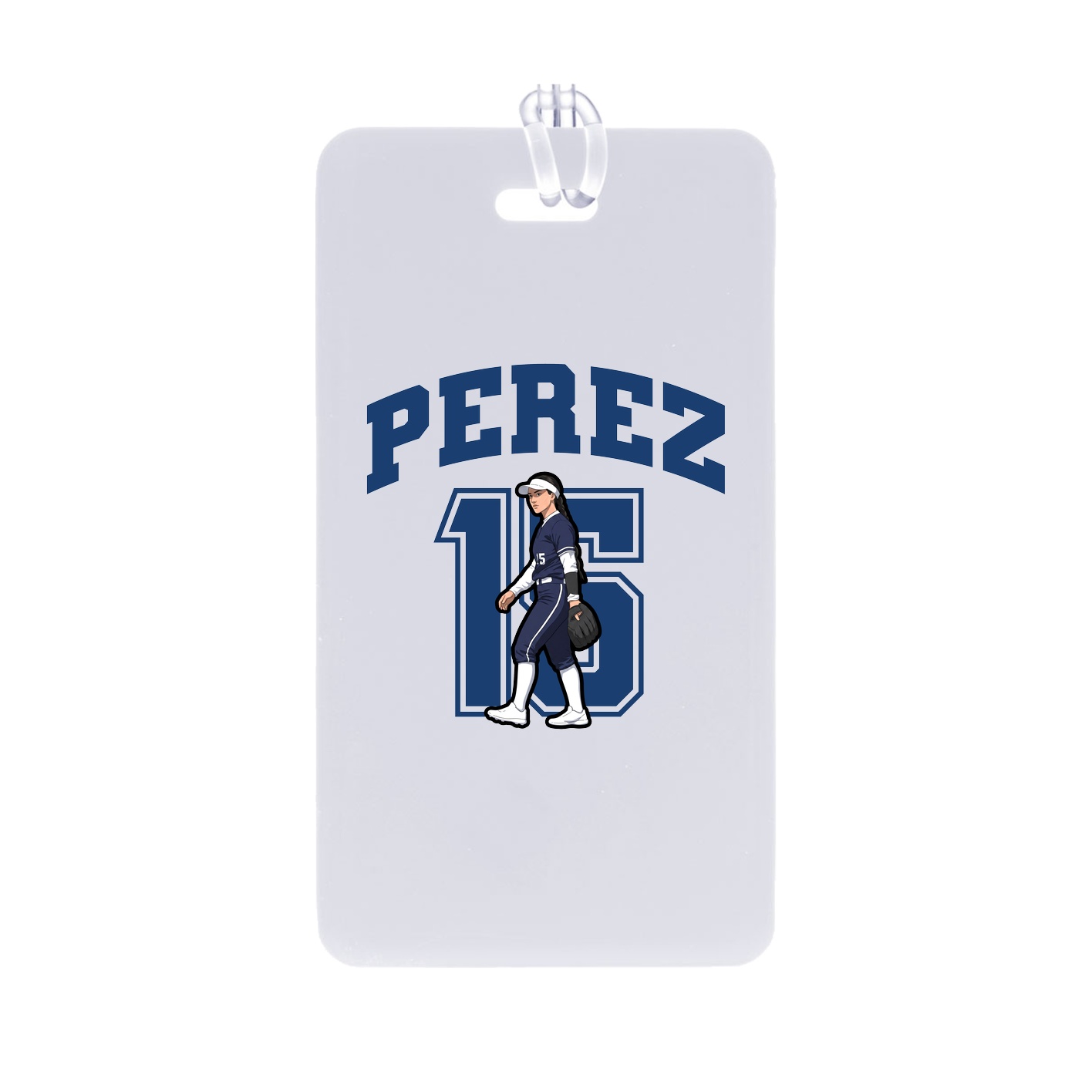 Bag Tag — Number in Classic