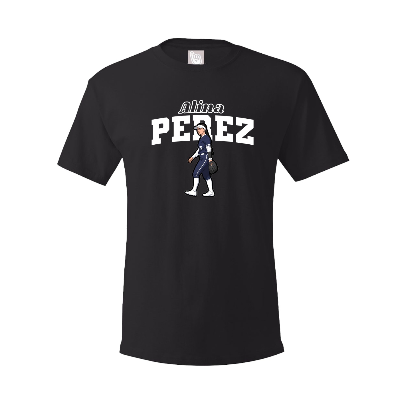 Youth Tee — Name Arch in Black
