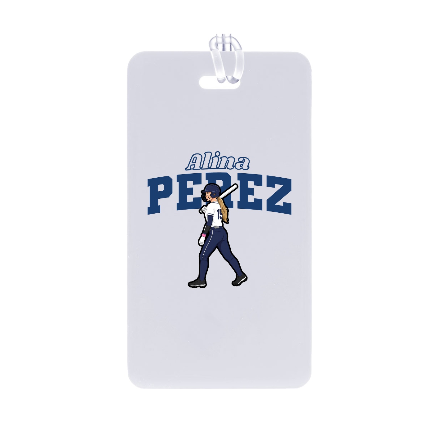 Bag Tag — Name Arch in Classic
