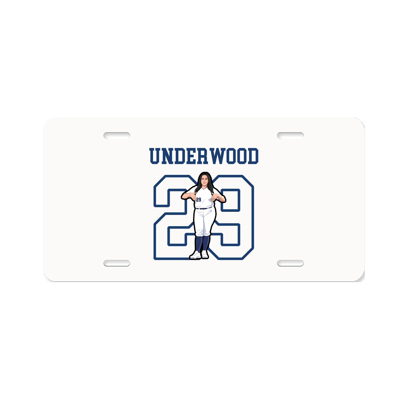 License Plate — Shirsey in Classic