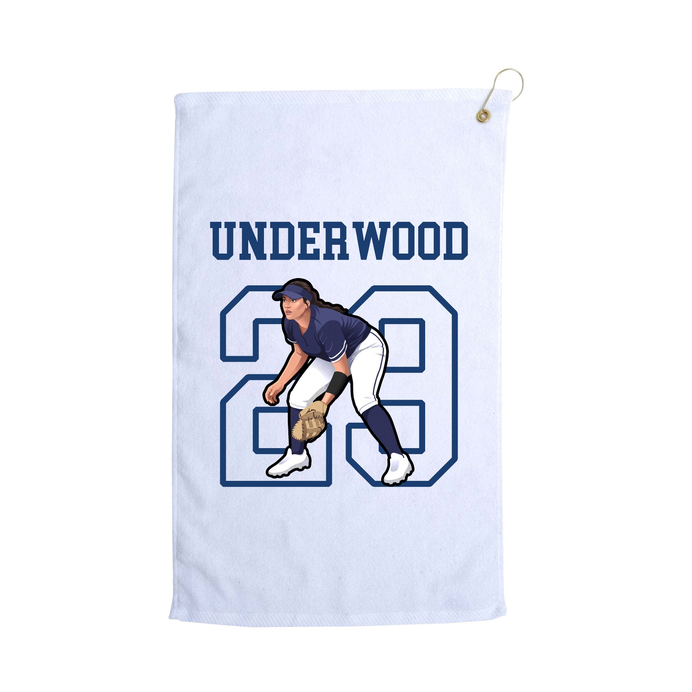 Golf Towel — Shirsey in White