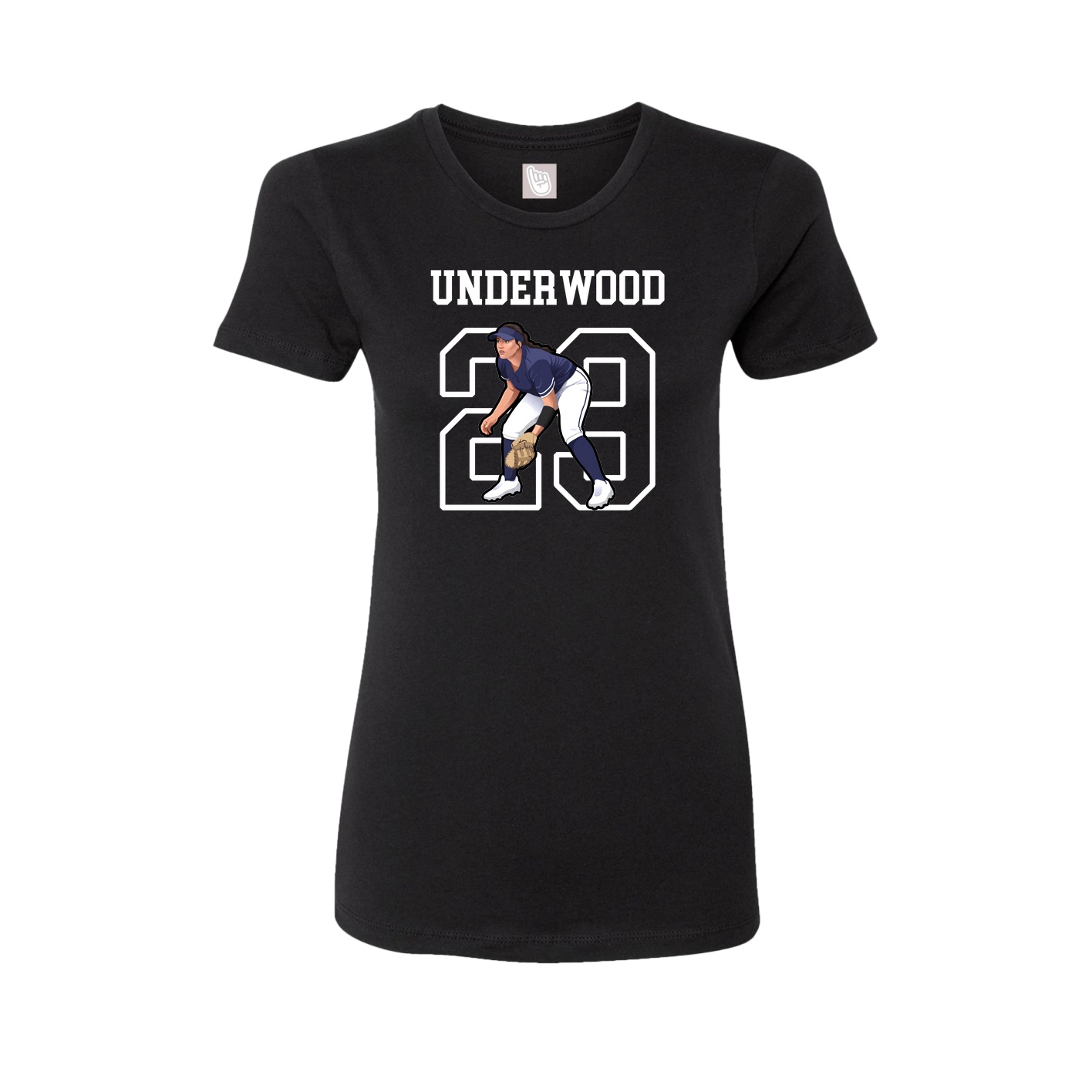 Fitted Women's Tee — Shirsey in Black