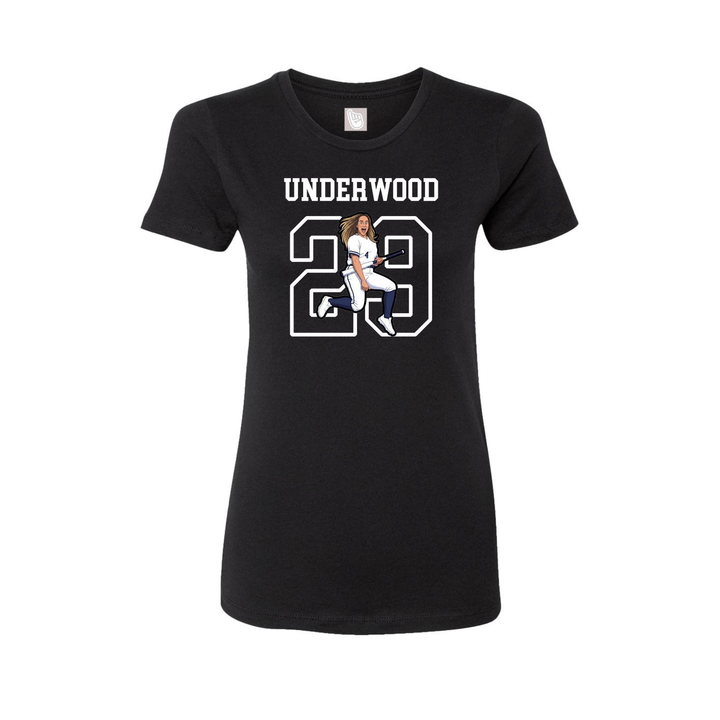 Fitted Women's Tee — Shirsey in Black