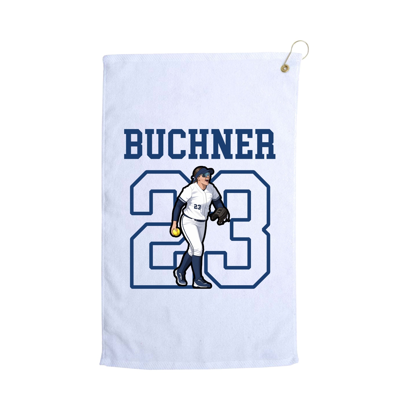 Golf Towel — Shirsey in White